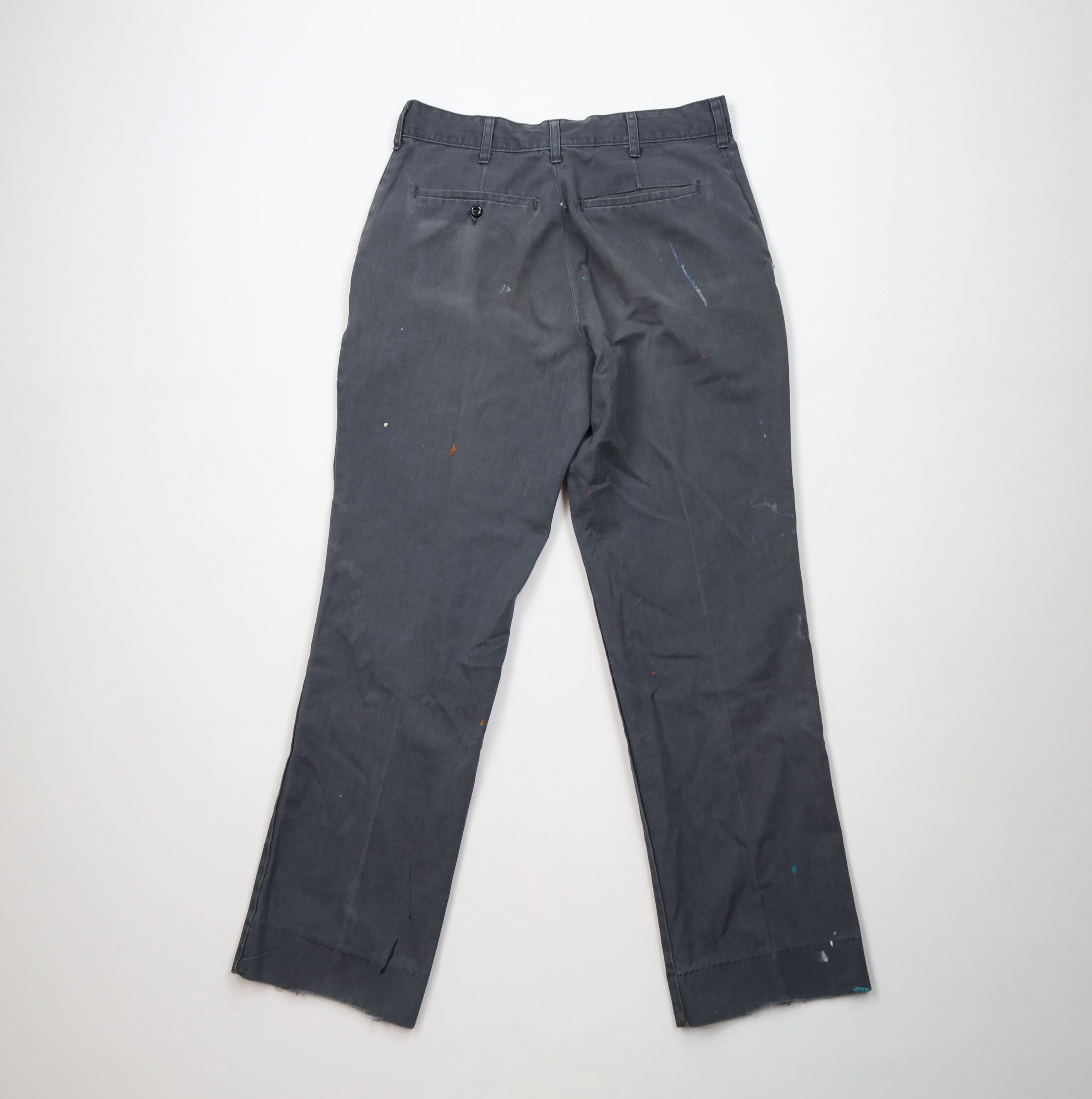 Vintage Vintage 90s Streetwear Workwear Mechanic Chino Pants Gray Size US 32 / EU 48 - 11 Thumbnail