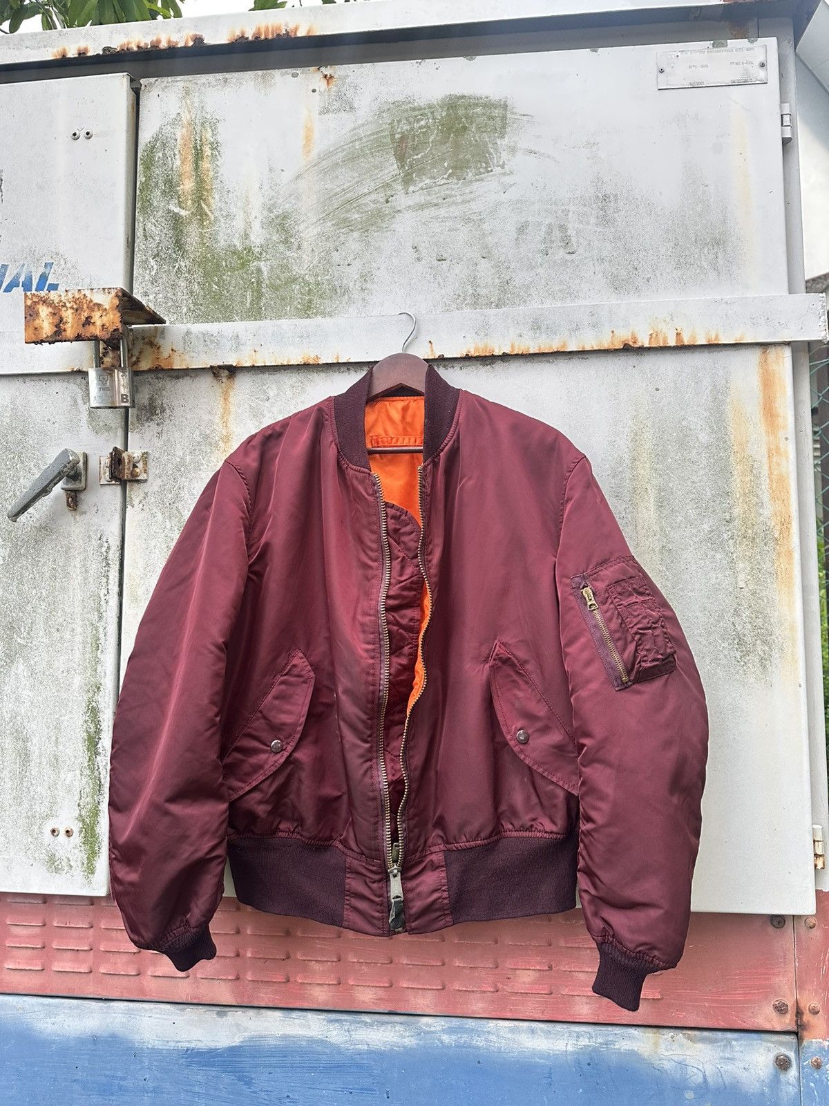 Alpha Industries Vintage Alpha Industries MA1 Man Intermediate Bomber Jacket Size US XL / EU 56 / 4 - 7 Thumbnail
