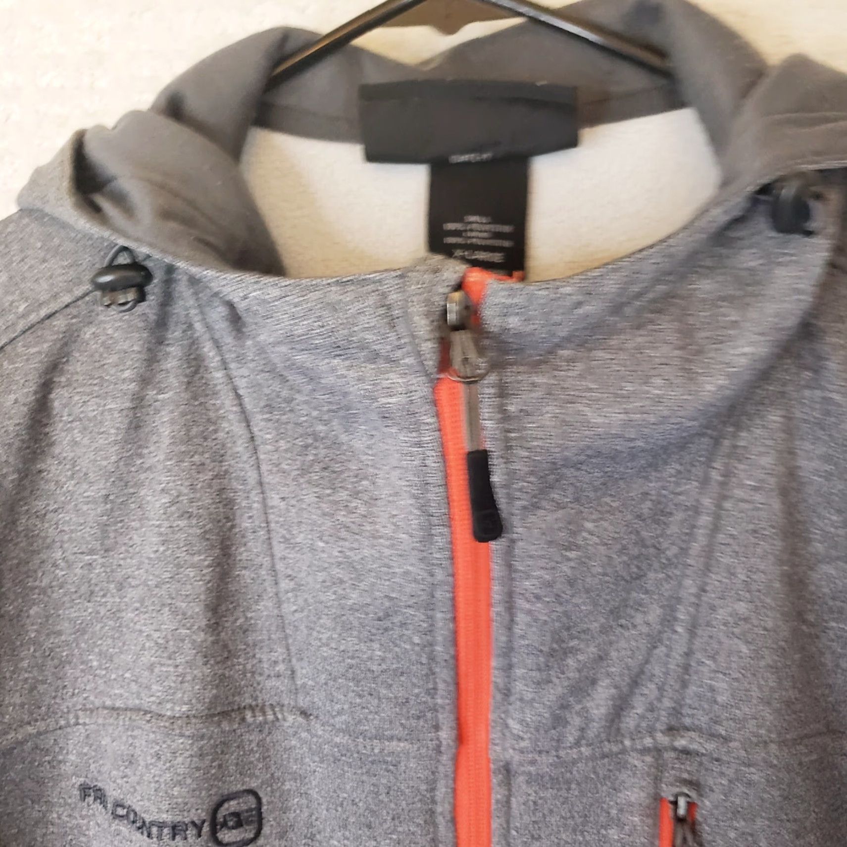 Free Country Free Country Jacket Mens XL Gray Full Zip Outdoor Performance Pockets Shirt/Coat (Jacket) Size US XL / EU 56 / 4 - 5 Thumbnail