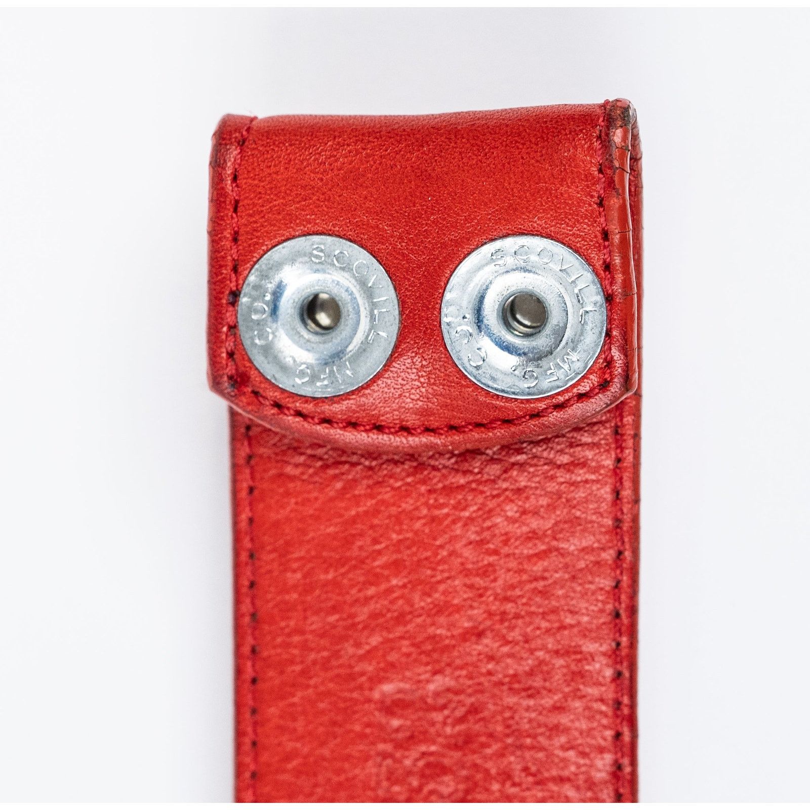 Chrome Hearts Red Leather Strap Size 32 - 7 Thumbnail