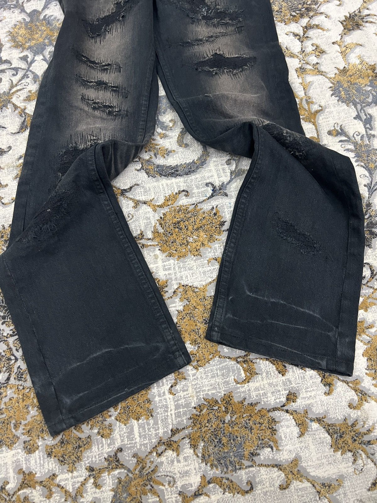 Tornado Mart TORNADO MART JAPANESE BRAND DISTRESSED DENIM Size US 33 - 16 Thumbnail