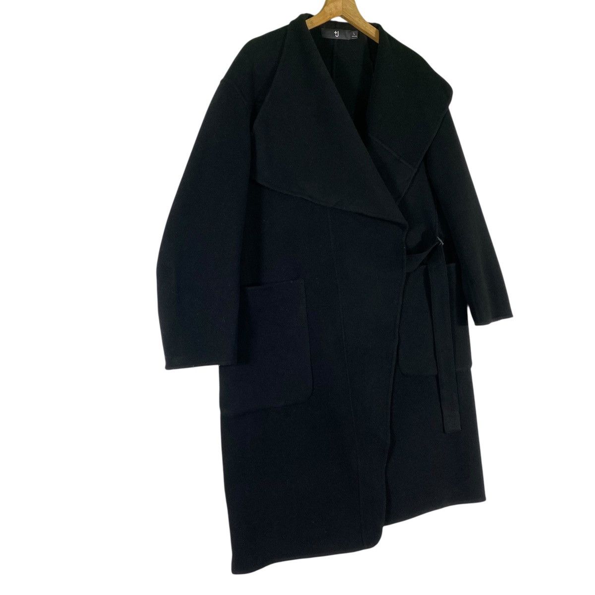Jil Sander × Uniqlo Jil Sander X Japanese Brand Wool Blend Collarless Coat Size L / US 10 / IT 46 - 6 Thumbnail