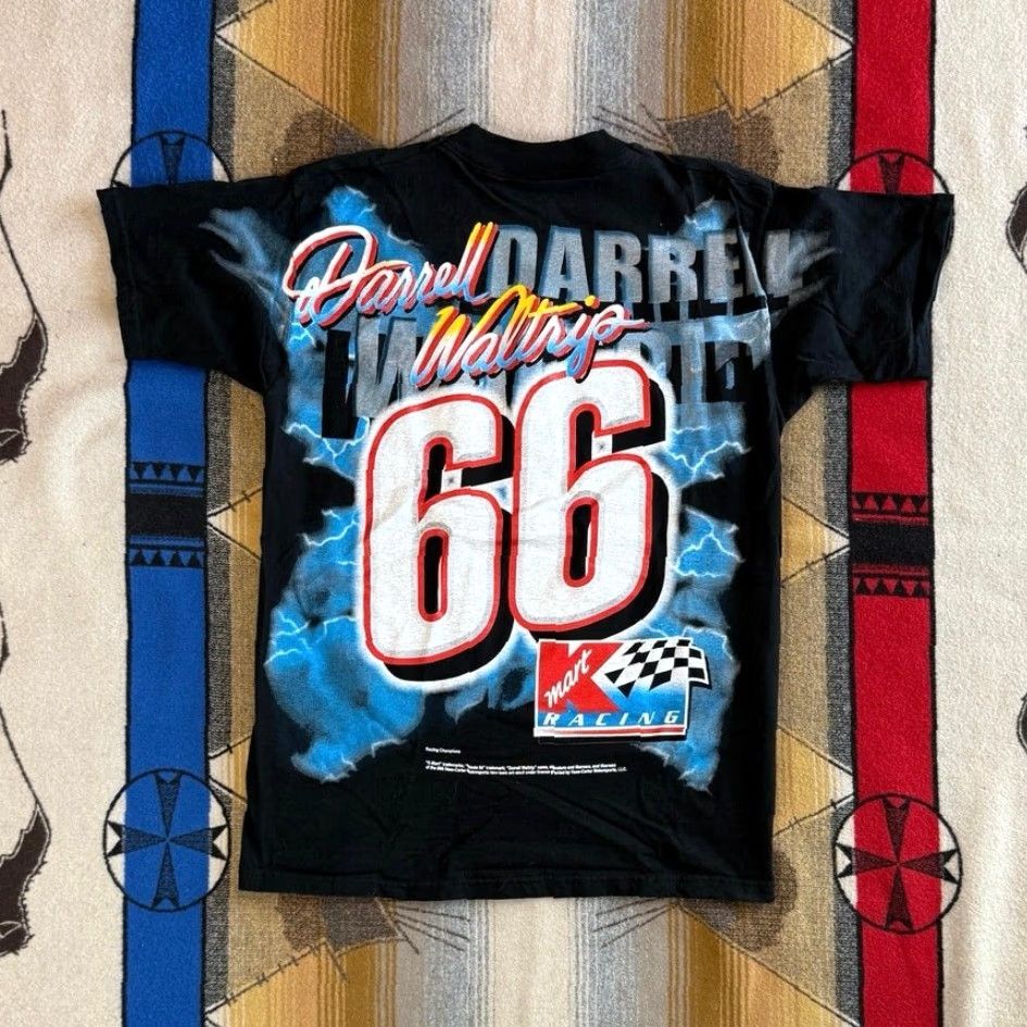 Fruit Of The Loom VINTAGE Darrell Waltrip NASCAR AOP All Over Print T-Shirt Size Large Cars Size US L / EU 52-54 / 3 - 2 Thumbnail