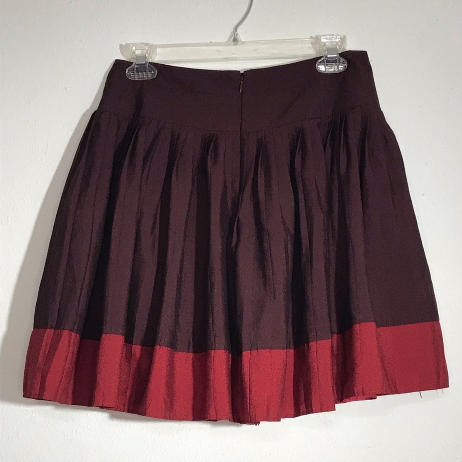 Other NY&Co Colorblock Pleated Mini Skirt Size 2 Size 26" / US 2 / IT 38 - 9 Thumbnail