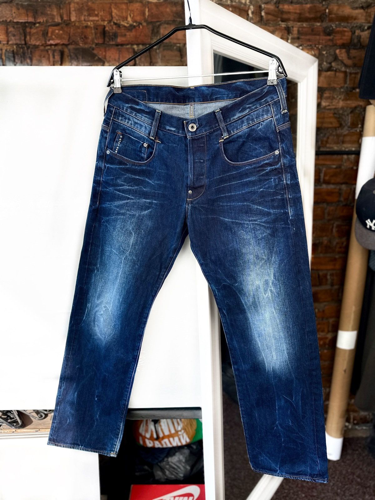 G-Star Men’s Jeans G-Star Raw New Radar Low Loose Blue Size: 34/32 Size US 34 / EU 50 - 4 Thumbnail