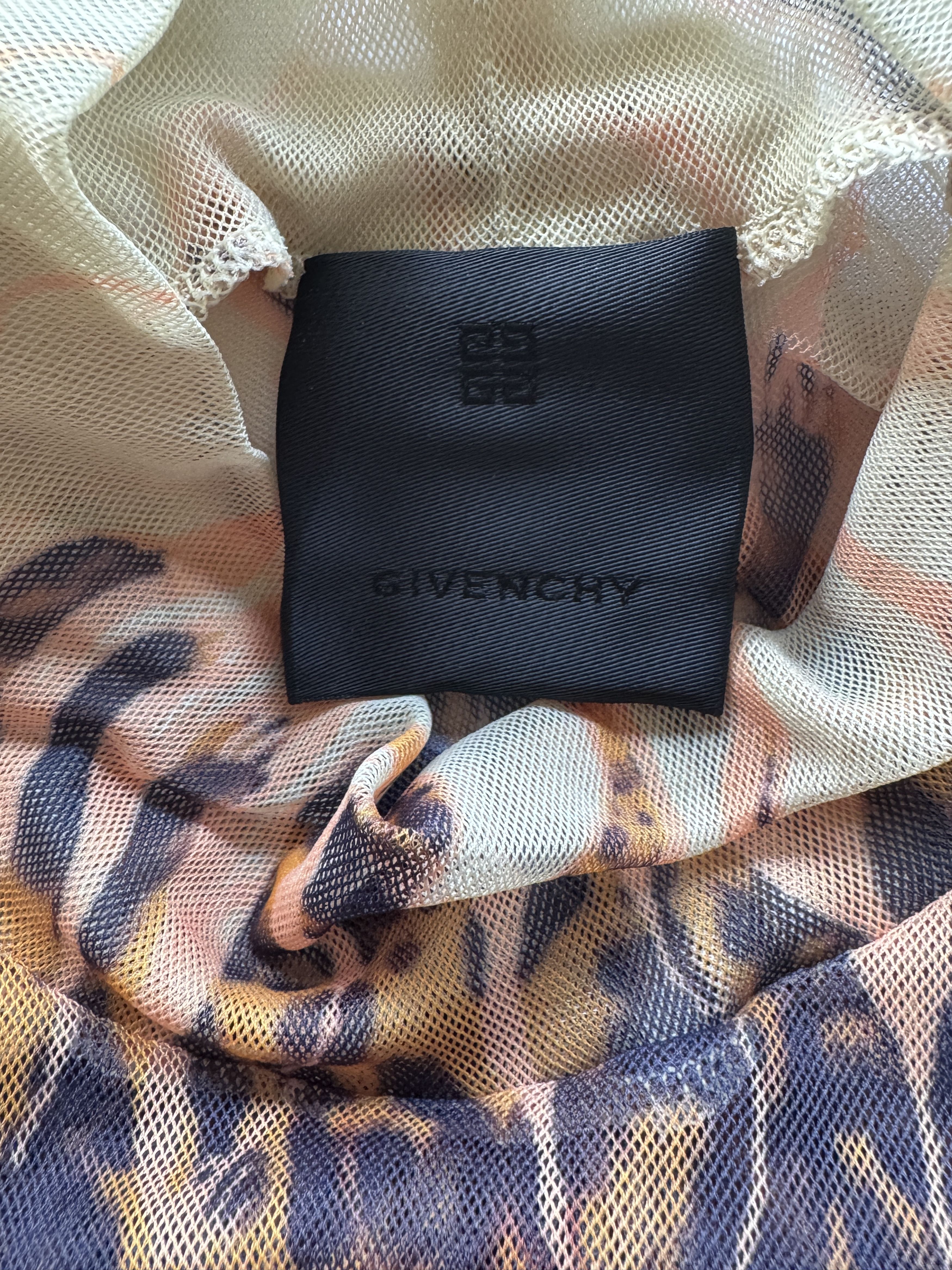 Givenchy Marble Sun Mesh Long Sleeve Top Size US XS / EU 42 / 0 - 21 Thumbnail