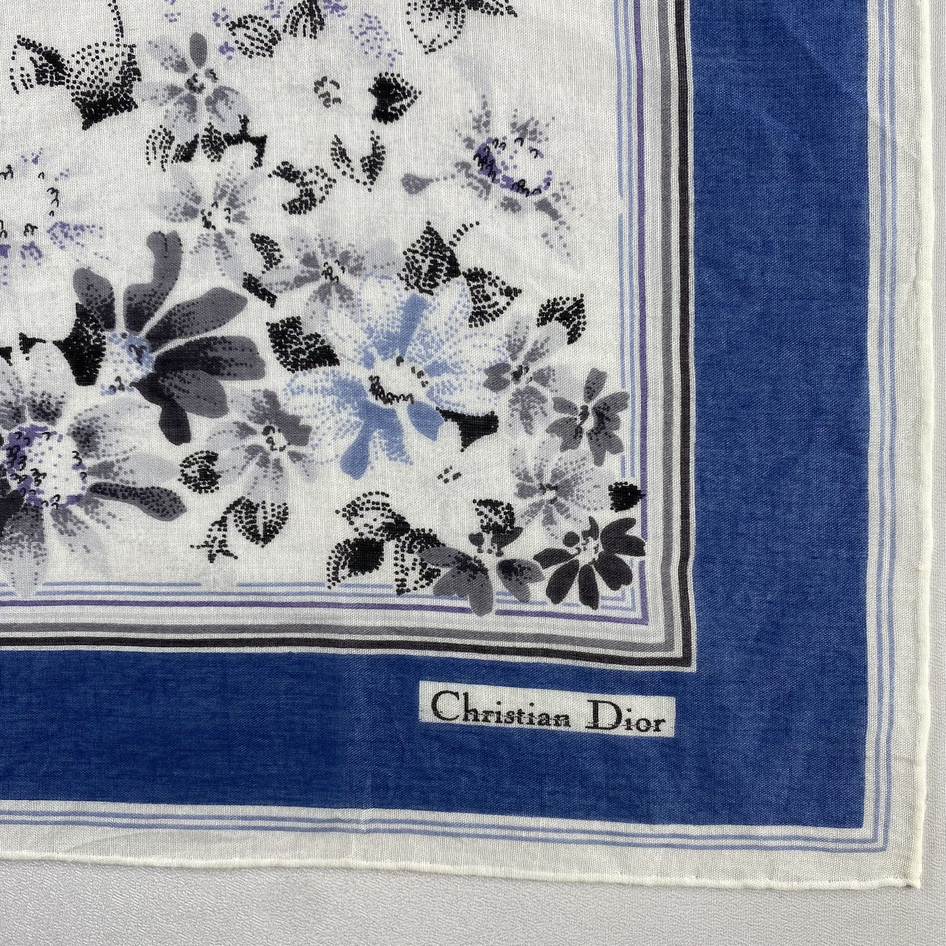Vintage Christian Dior Monsieur Handkerchief / Neckerchief-P1209 Size ONE SIZE - 3 Thumbnail