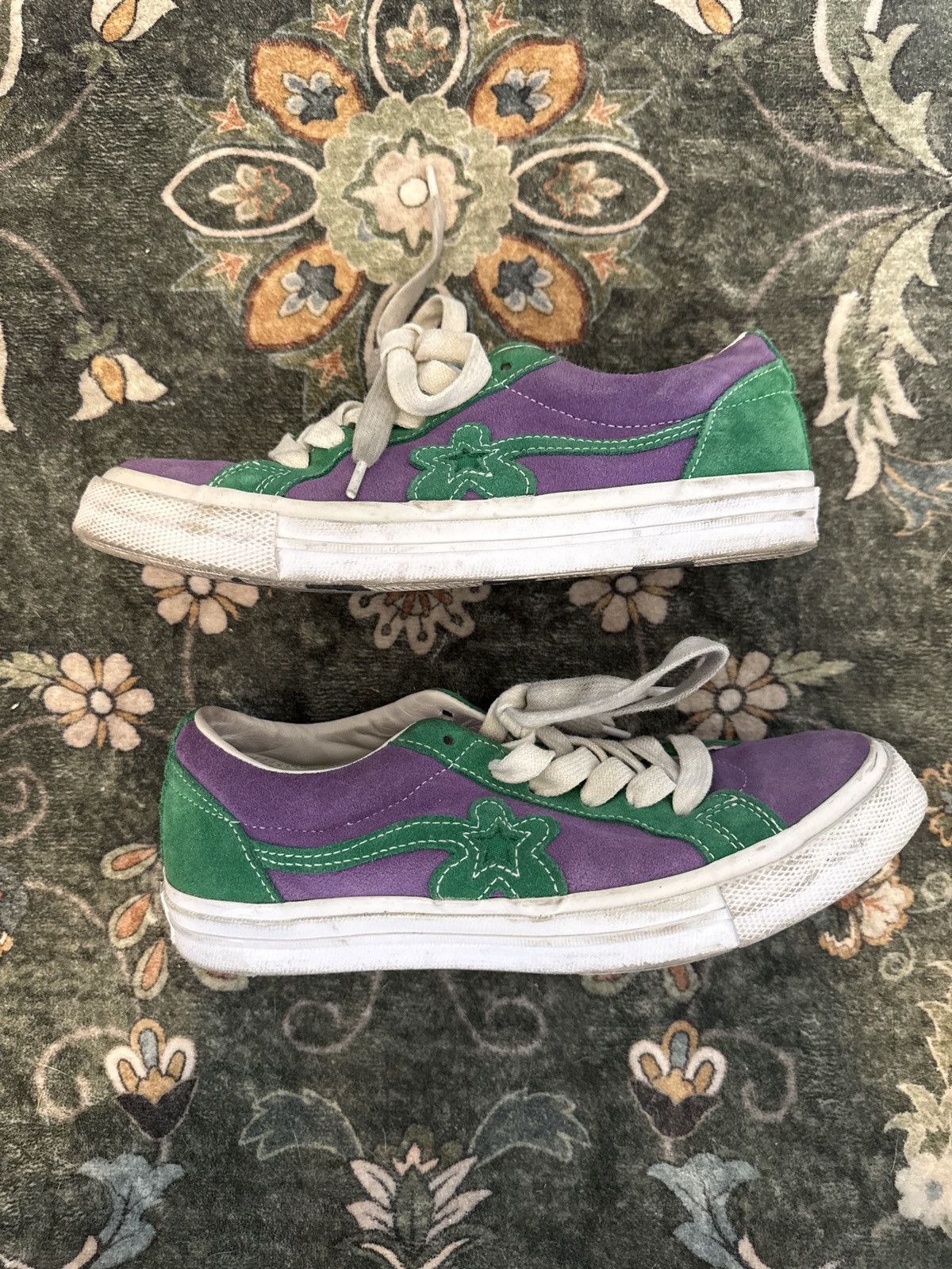 Golf le Fleur Purple & Green Golf le Fleur Converse Mens6/ Womens8 Size US 6 / EU 39 - 1 Thumbnail