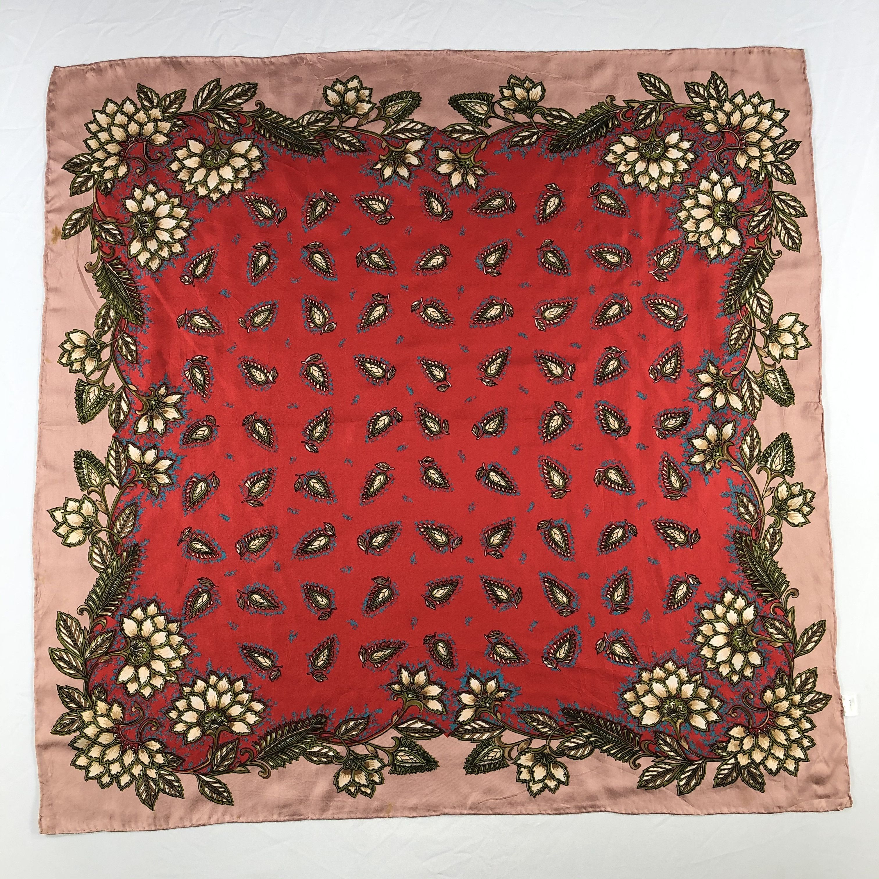 Vintage Vintage Silk Scarf Size ONE SIZE - 2 Thumbnail