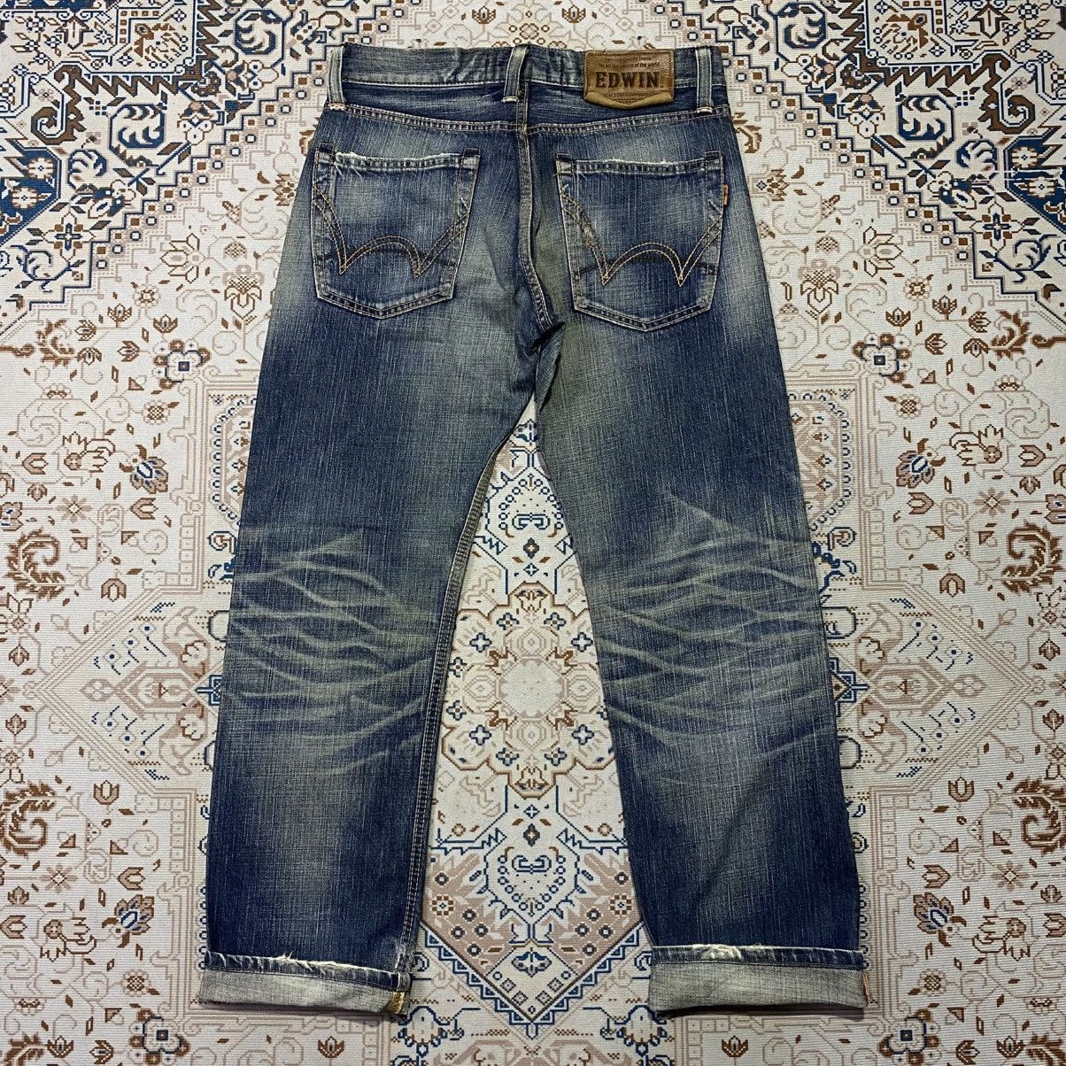 Edwin × Japanese Brand 2000s Y2K Edwin Vintage Selvedge Jeans Size US 30 / EU 46 - 1 Thumbnail