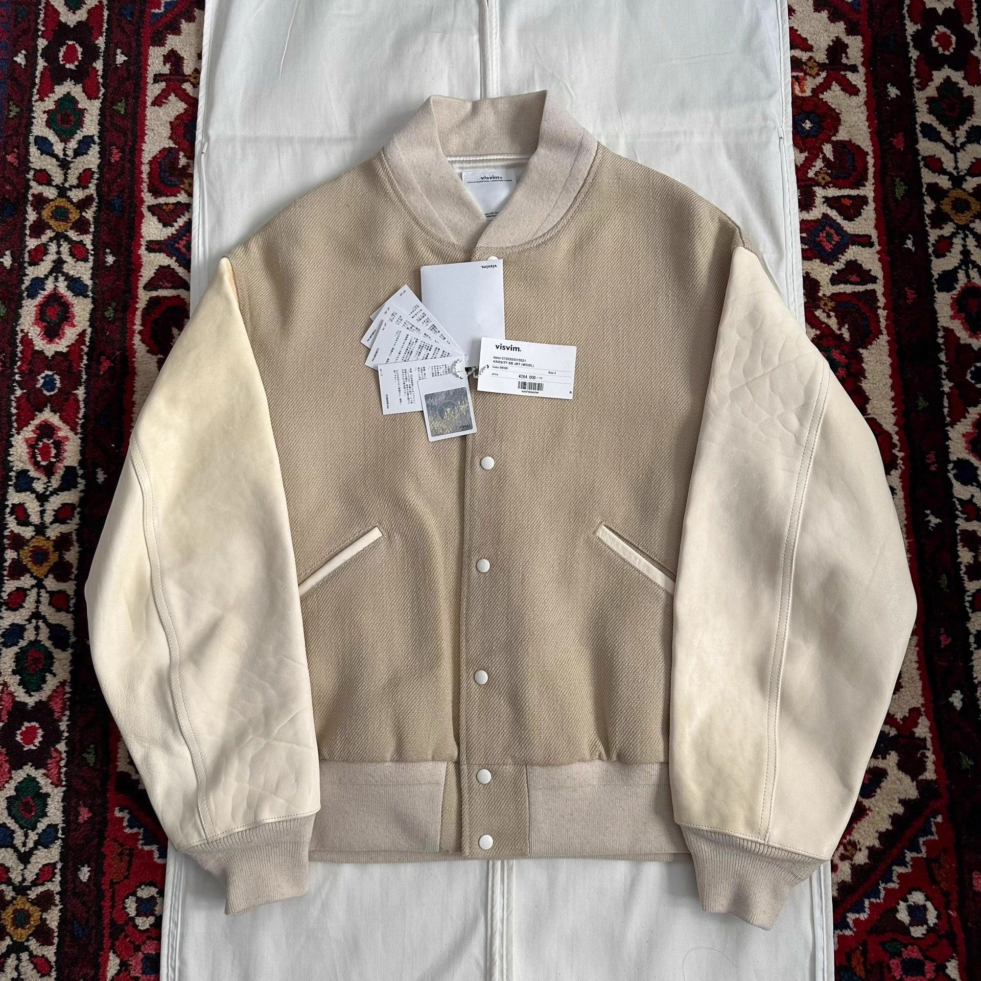 VISVIM 20AW VARSITY SB JKT Jacket Size 2