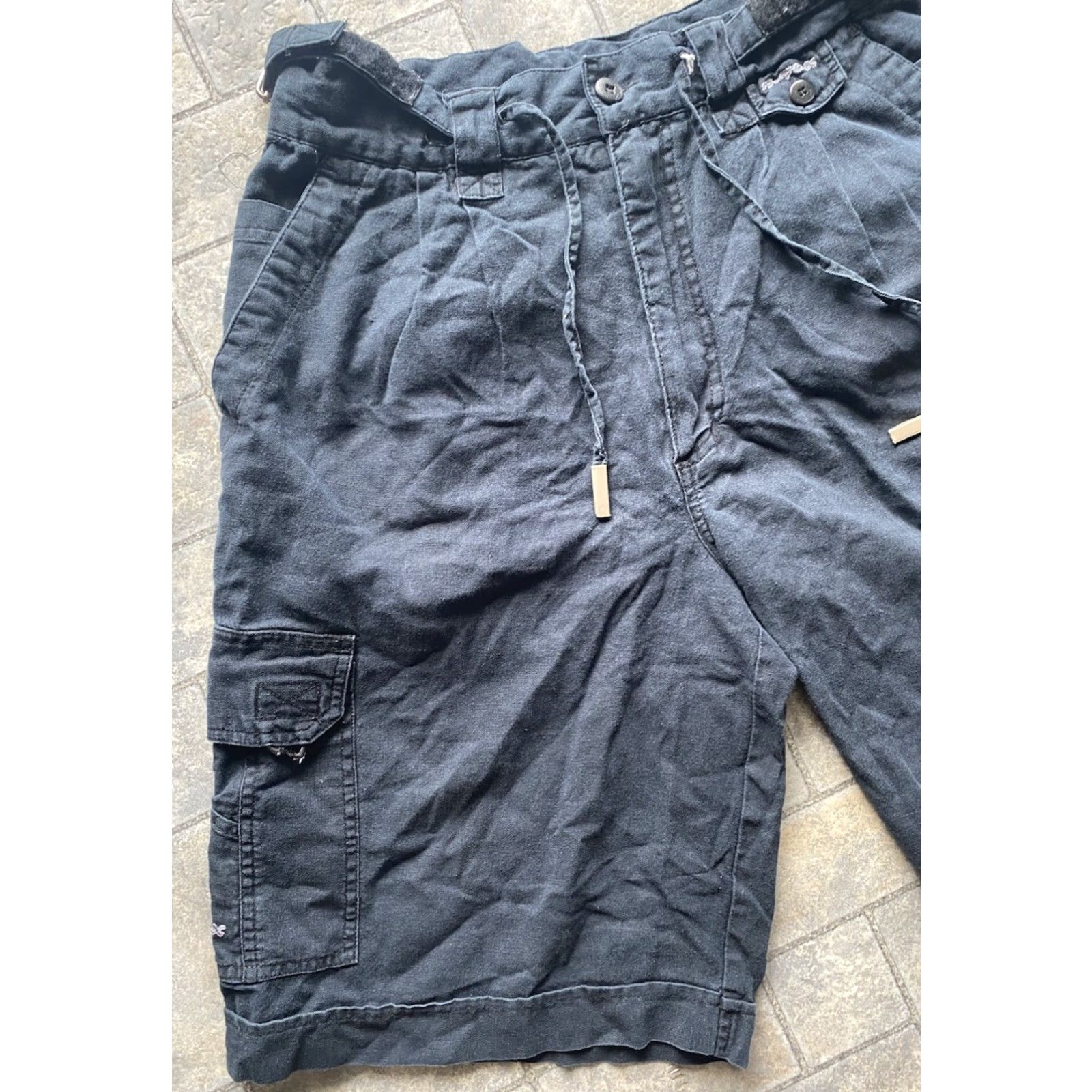 Vintage Hip Hop History Shorts Men L Black Hip Hop History Fox Adjustable 32-36 Platinum B Size US 33 - 3 Thumbnail