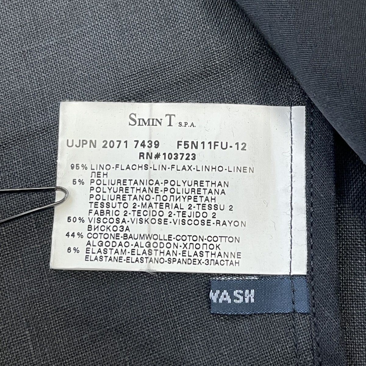 Armani × Vintage Vintage Armani Jeans Linen Blazer Size M Size M / US 6-8 / IT 42-44 - 14 Thumbnail