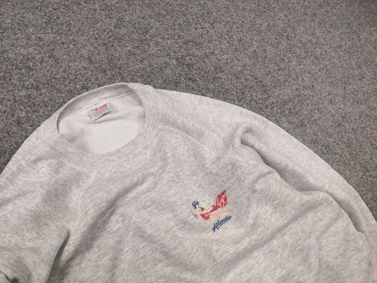 Vintage Rare Vintage Virgin Fly Atlantic sweatshirt princess Diana Size US M / EU 48-50 / 2 - 6 Thumbnail