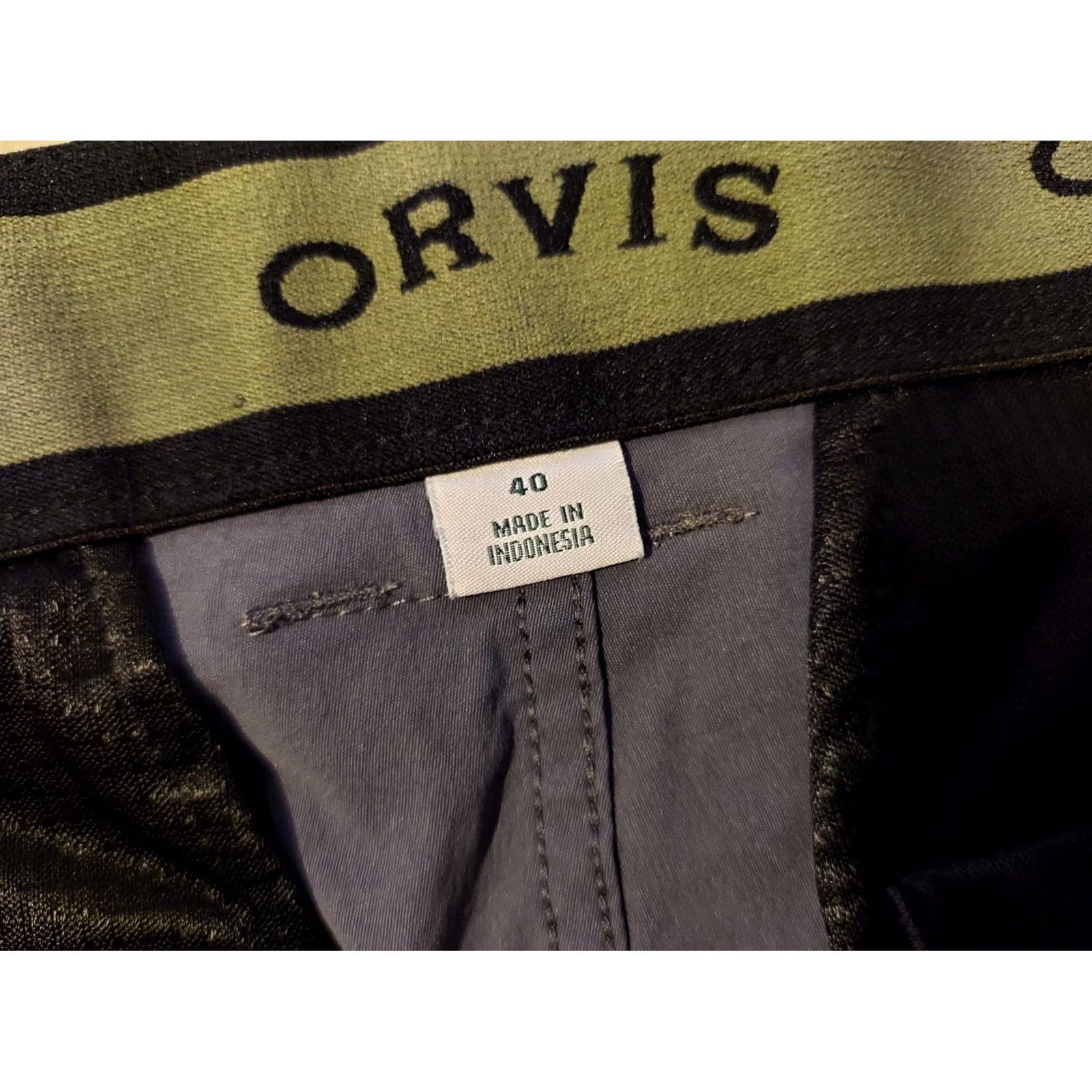Orvis VINTAGE? No — Orvis Cargo Shorts Mens 40 Gray Nylon Cargo Pocket Regular Flat Front Outdoor 9.5 Inseam Summer Casual Size US 40 / EU 56 - 4 Thumbnail