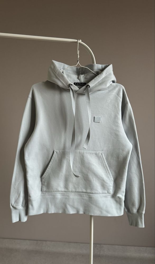 Acne Studios Acne Womens Ferris Face Floragatan Baby Blue Hoodie Size M / US 6-8 / IT 42-44 - 1 Thumbnail