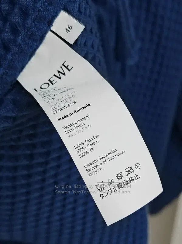 Loewe Loewe Blue Check Long Sleeve Cardigan . Size XL / US 12-14 / IT 48-50 - 5 Thumbnail