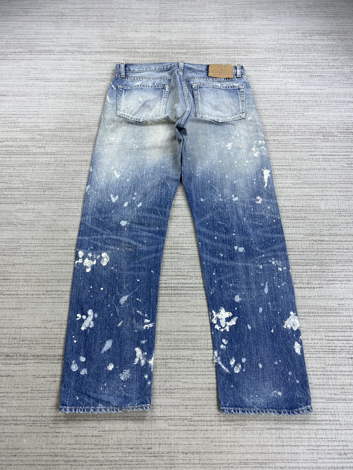 Japanese Brand Vintage Hysteric Glamour RNA Selvedge Splatter Paint Jeans Size US 32 / EU 48 - 3 Thumbnail