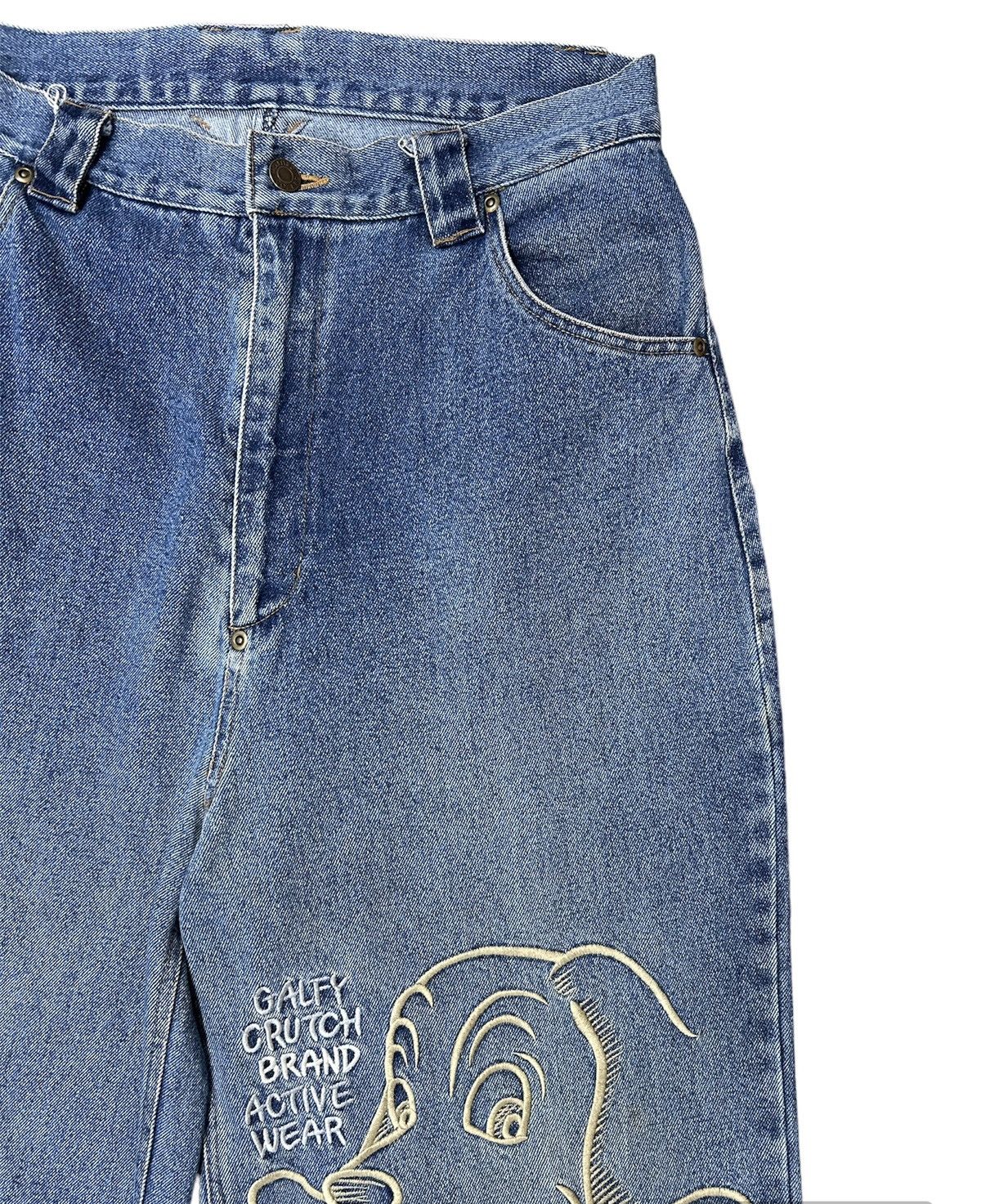 Japanese Brand Galfy by Crutch Baggy Jeans Size US 30 / EU 46 - 3 Thumbnail