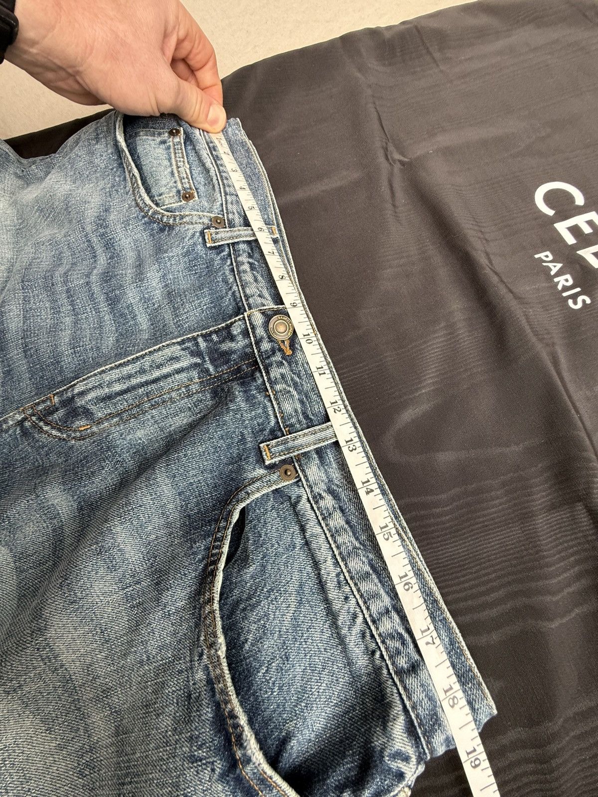 Saint Laurent Paris Saint Laurent ss16 selvedge d10 jeans surf sound 36 crash Size US 36 / EU 52 - 3 Thumbnail
