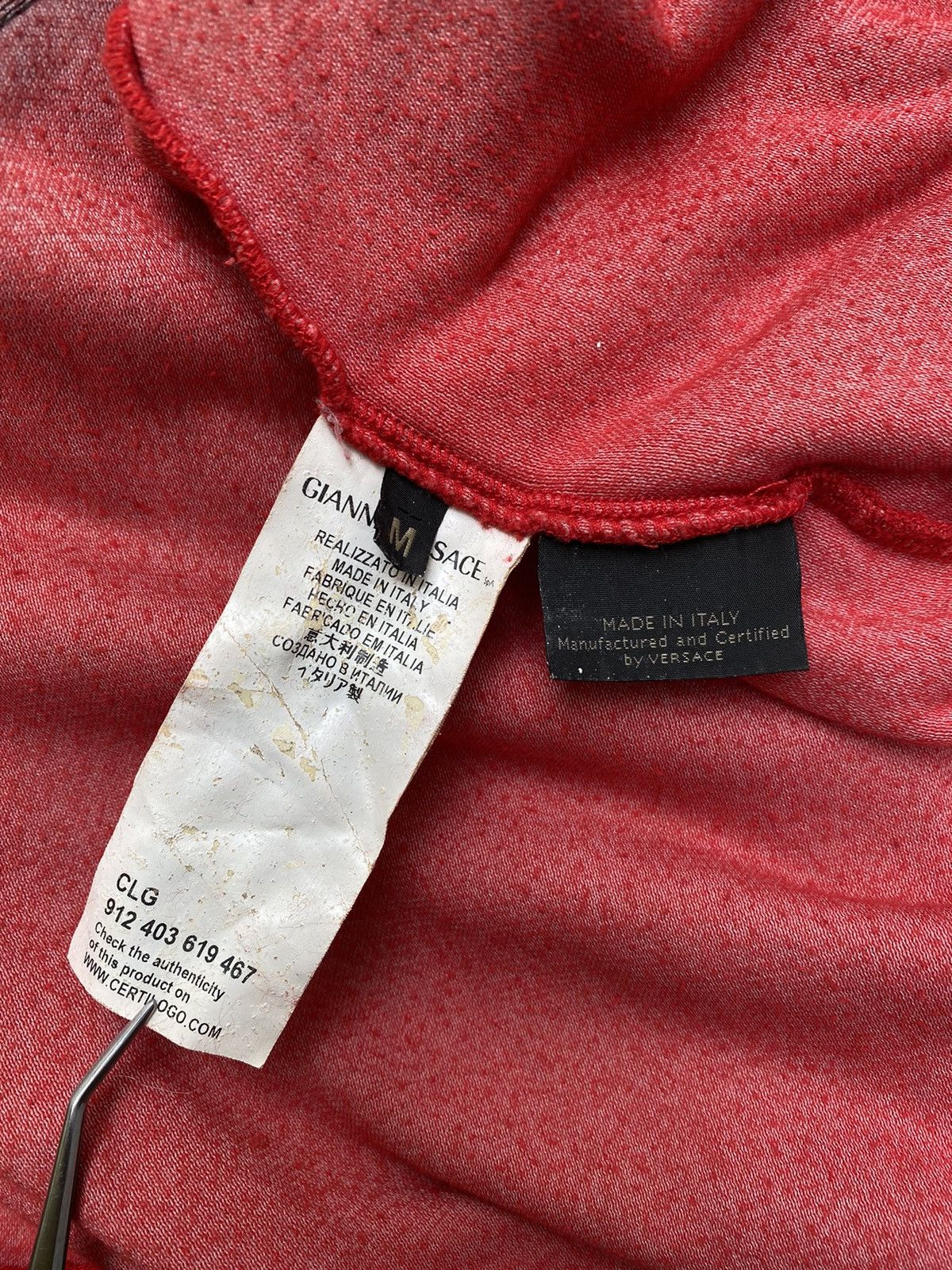 Versace Versace Velour Track Jacket with Leather Patch Medusa Size US M / EU 48-50 / 2 - 18 Thumbnail