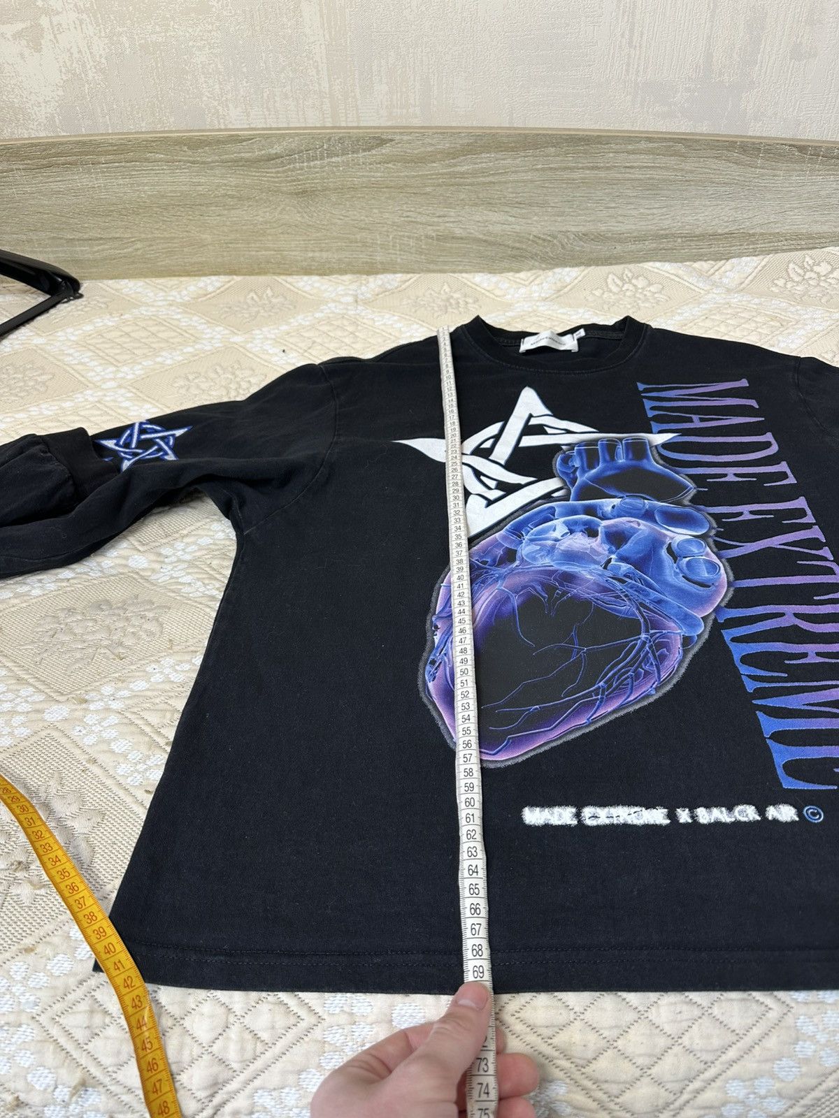 Japanese Brand 🔥 Made Extreme x Balck Air T Shirt Long Sleeve Art Printed Size US XL / EU 56 / 4 - 12 Thumbnail