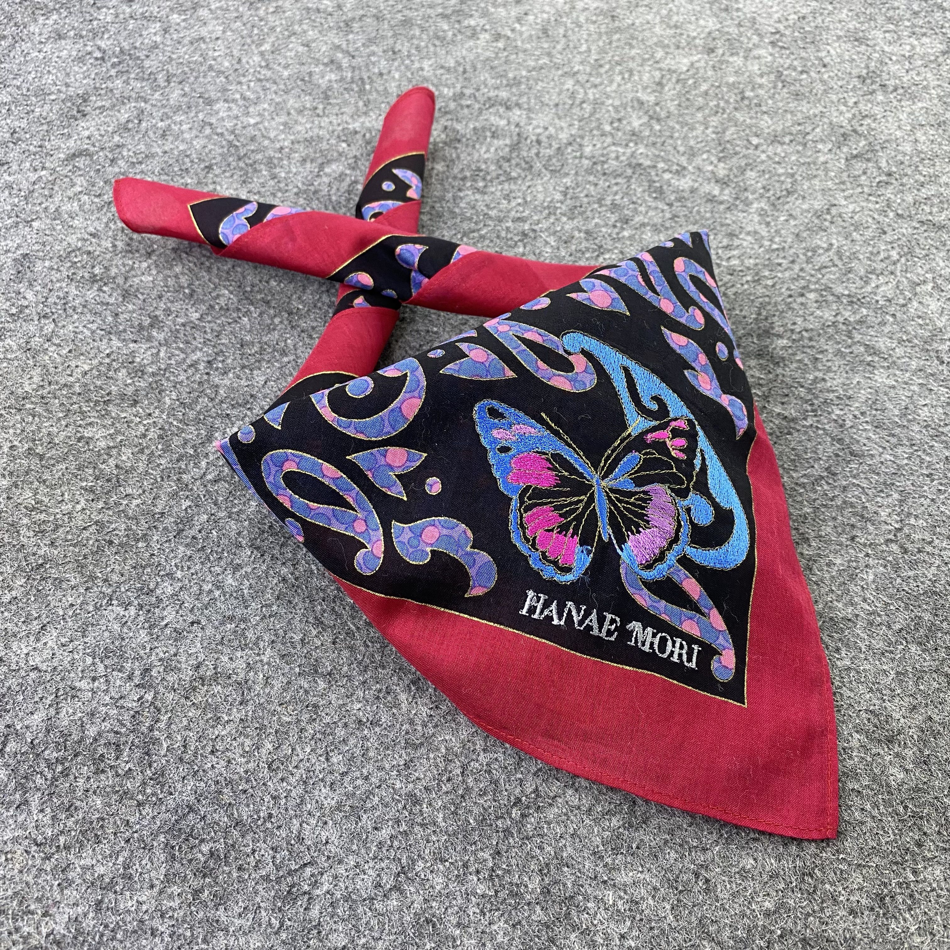 Hanae Mori Hanae Mori Handkerchief / Bandana / Neckerchief -B708 Size ONE SIZE - 1 Thumbnail