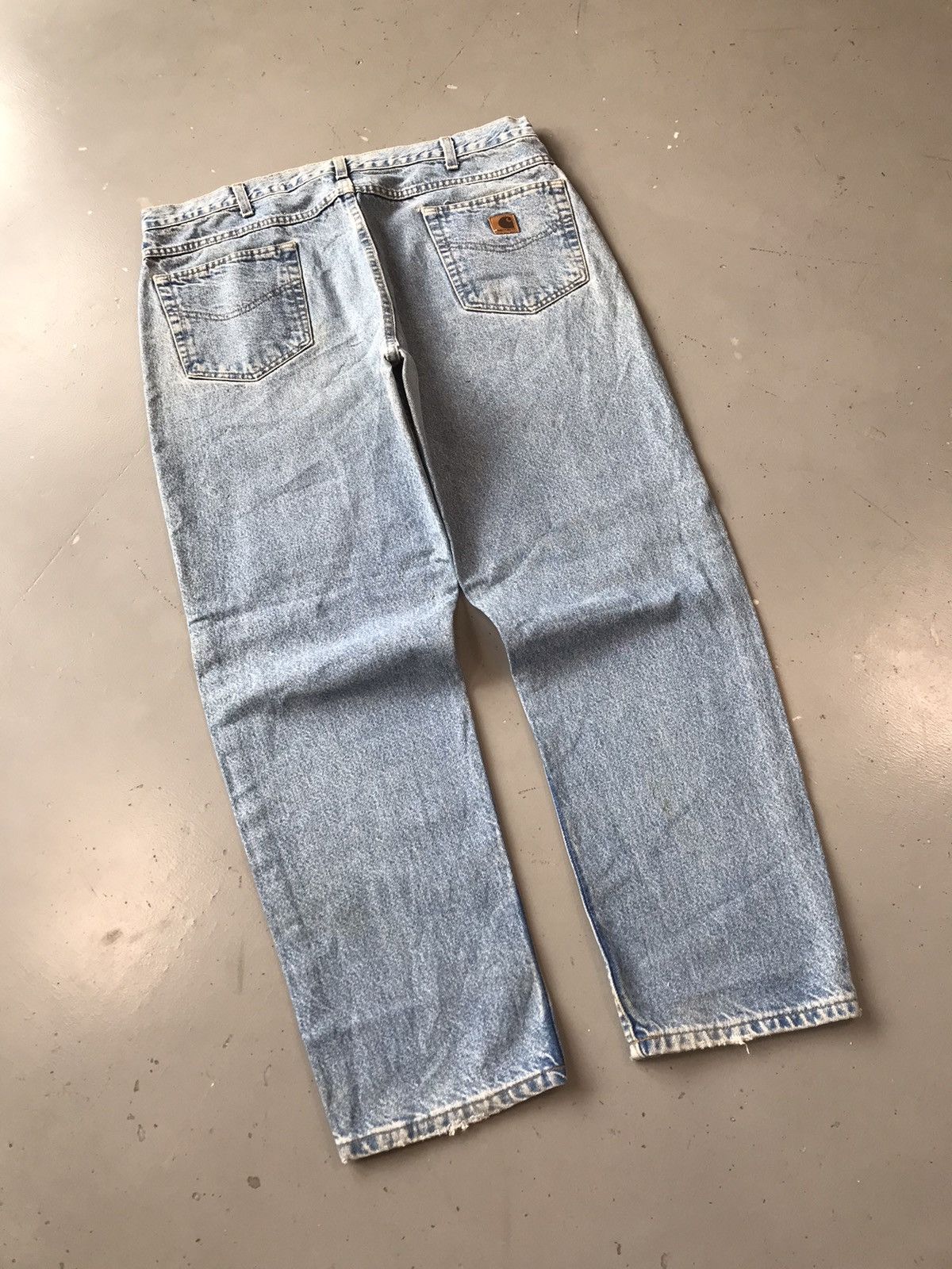 Carhartt × Vintage Vintage Carhartt b18 STW straight fit denim Size US 40 / EU 56 - 6 Thumbnail
