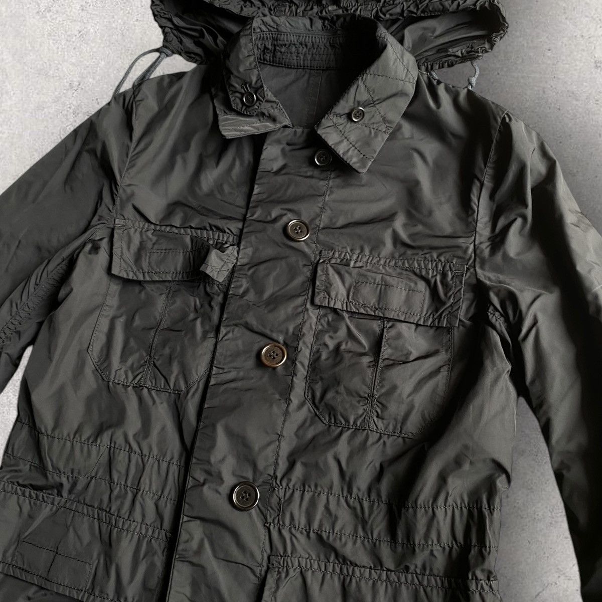 Comme des Garcons × Comme des Garcons Homme Reversible Nylon Hoodie Jacket Size US XS / EU 42 / 0 - 2 Thumbnail