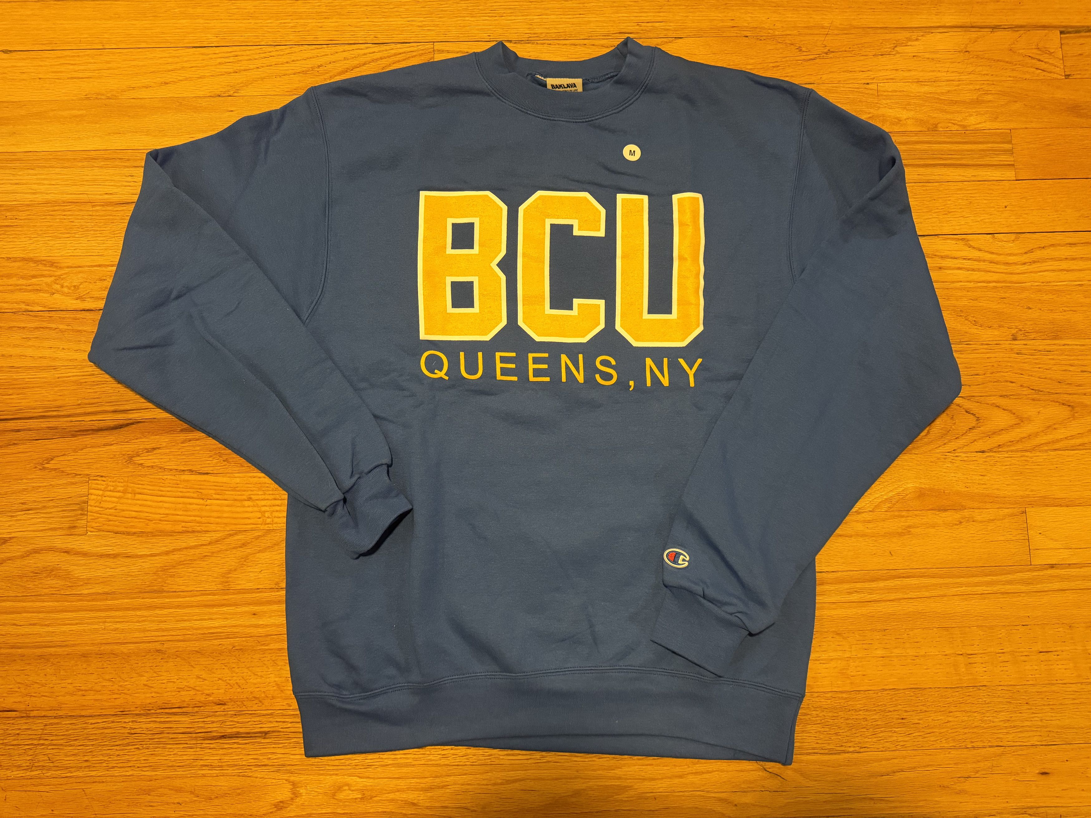 Action Bronson Blue Chips University "BCU" Champion Crewneck - Blue Size M Size US M / EU 48-50 / 2 - 12 Thumbnail