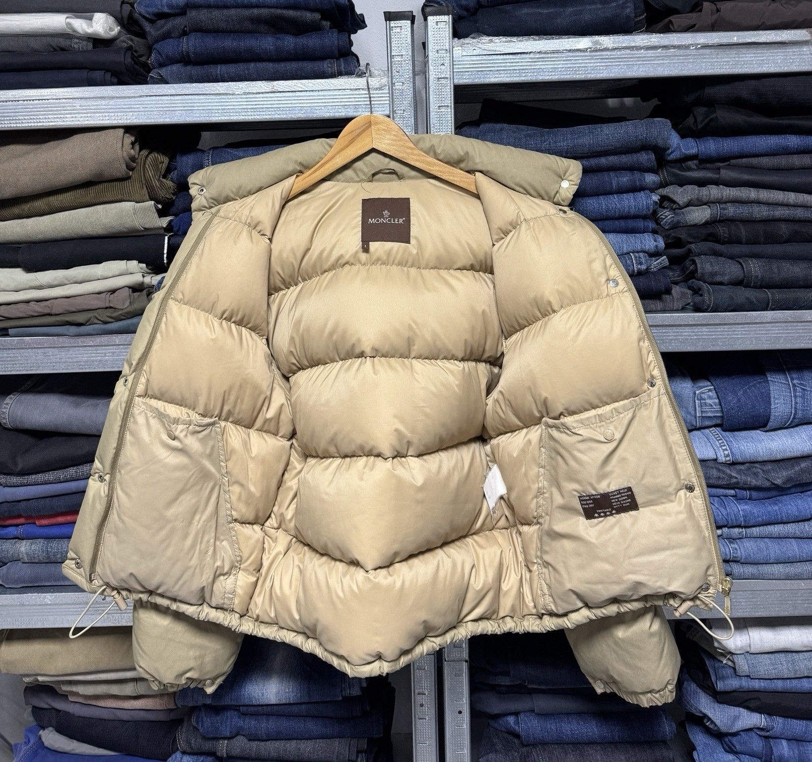 Moncler Vintage MONCLER Down Puffer Womens Bomber Jacket Size 1 Size S / US 4 / IT 40 - 10 Thumbnail