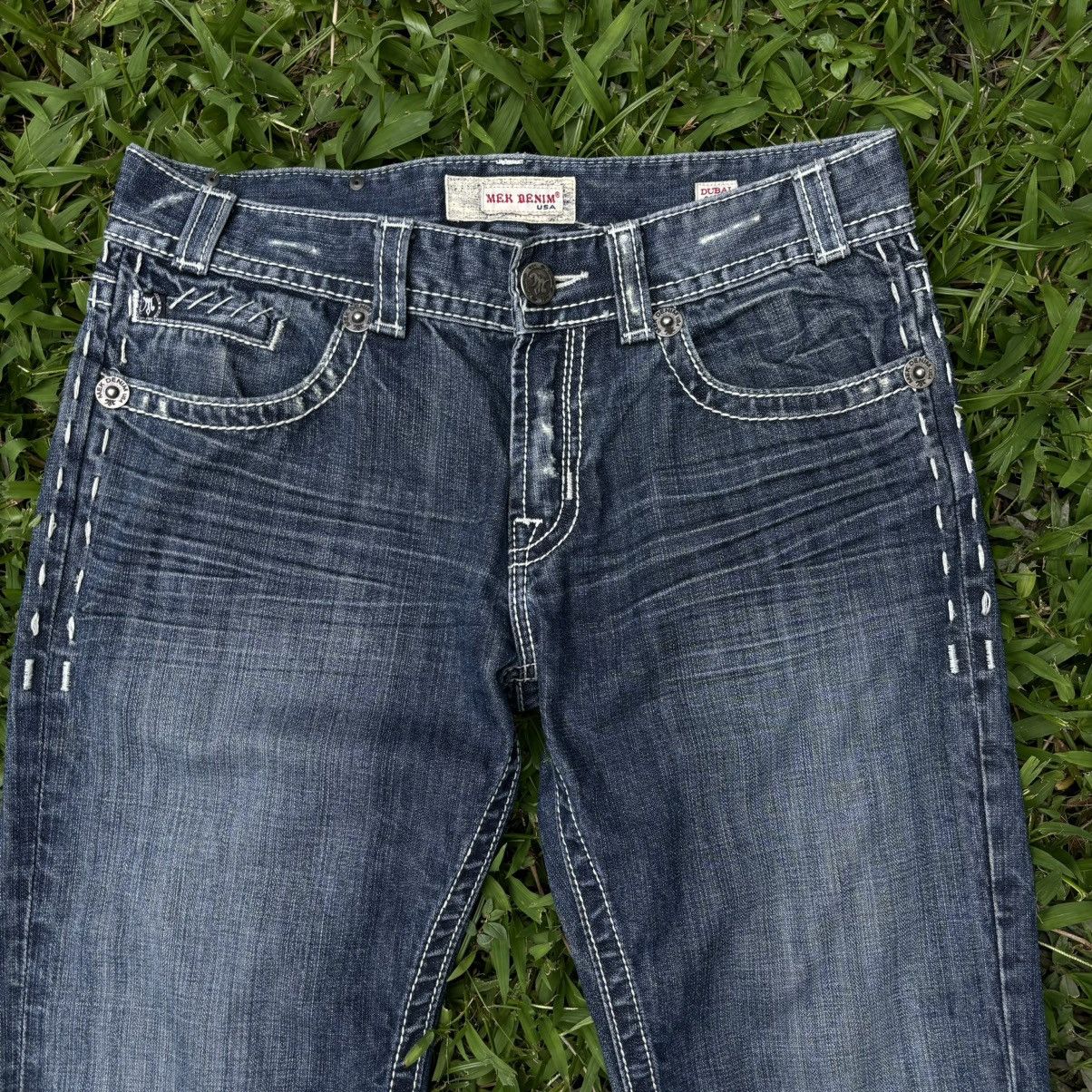 Japanese Brand × Mek Denim × Vintage VINTAGE MEK DENIM USA Size US 34 / EU 50 - 3 Thumbnail