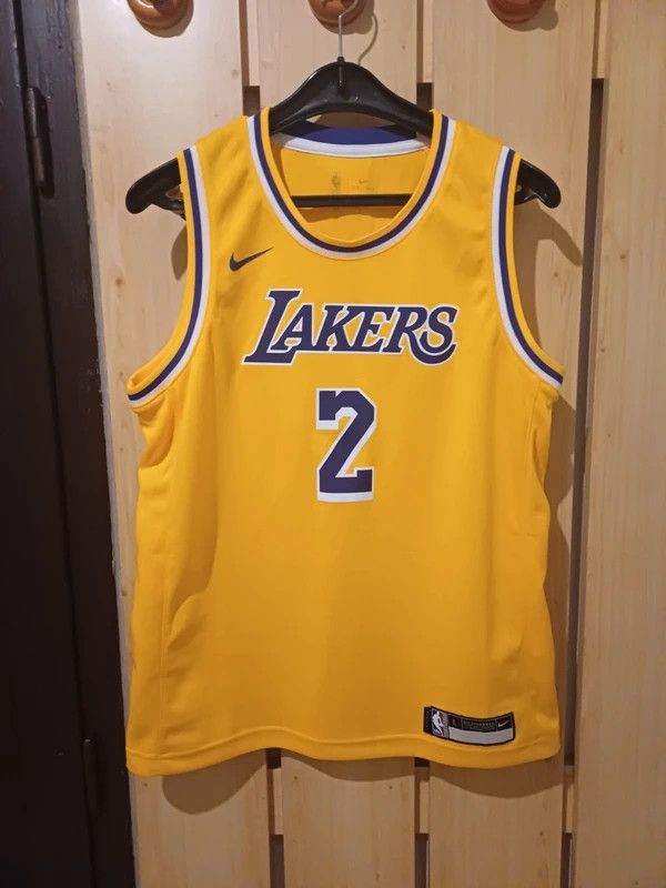 Nike Nike Los Angeles Lakers Lonzo Ball Nba Basketball Jersey Size US L / EU 52-54 / 3 - 1 Thumbnail