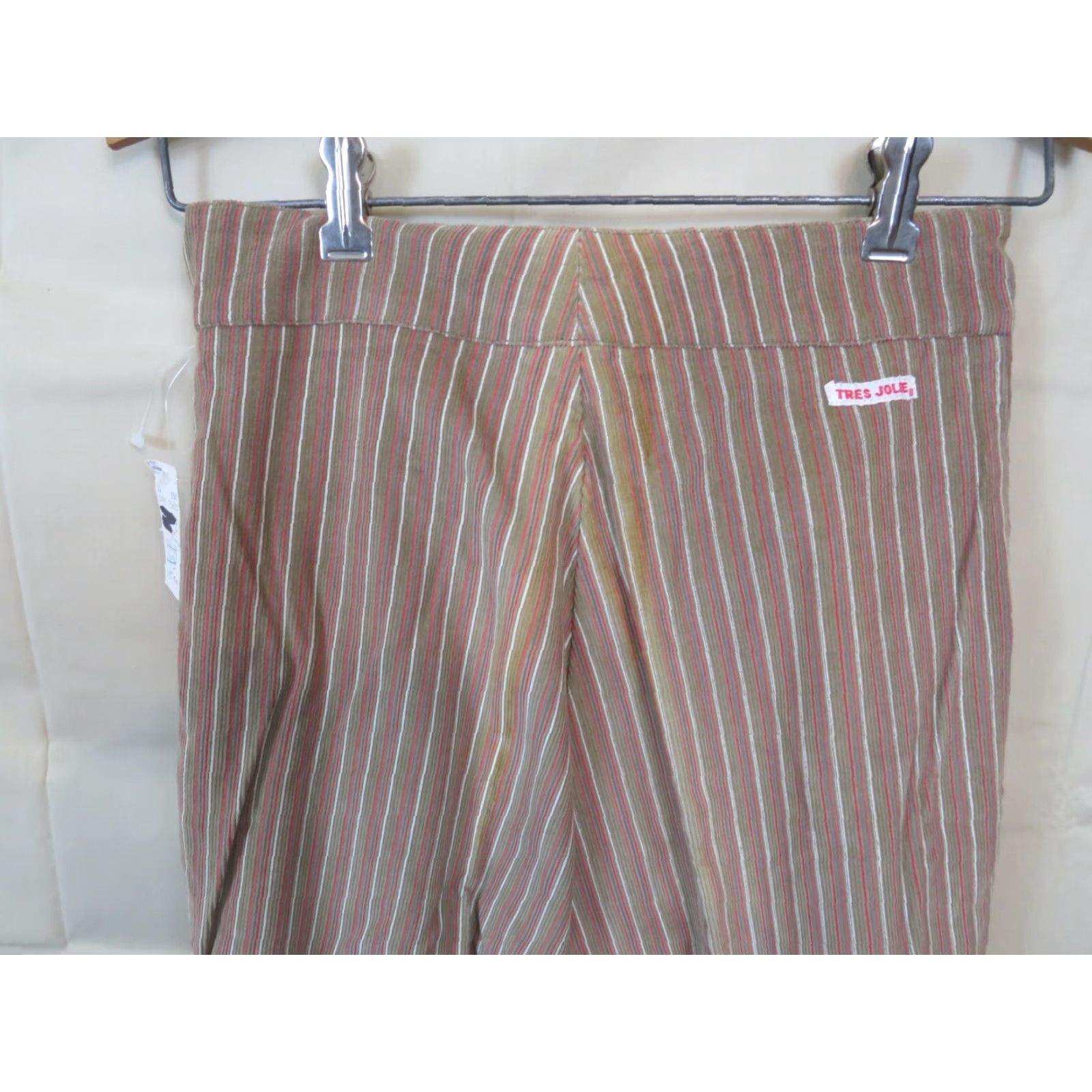 Vintage VINTAGE Tres Jolie Jeans Pants stripe corduroy 7/8 Brown 1970s Hippie Everyday Mens Womens Boys Girls Size 28" / US 6 / IT 42 - 5 Thumbnail