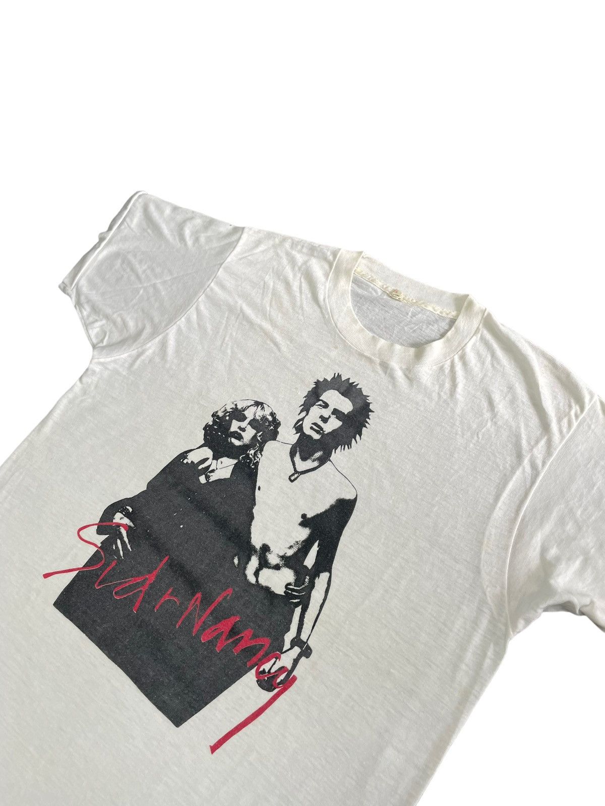 Band Tees Vintage 80’s Sid n Nancy tshirt Size US M / EU 48-50 / 2 - 2 Thumbnail