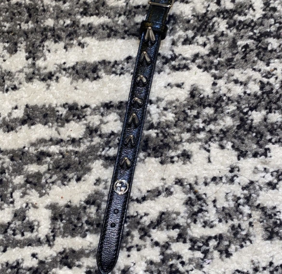 Gucci Gucci Leather Bracelet with Studs Size ONE SIZE - 5 Thumbnail