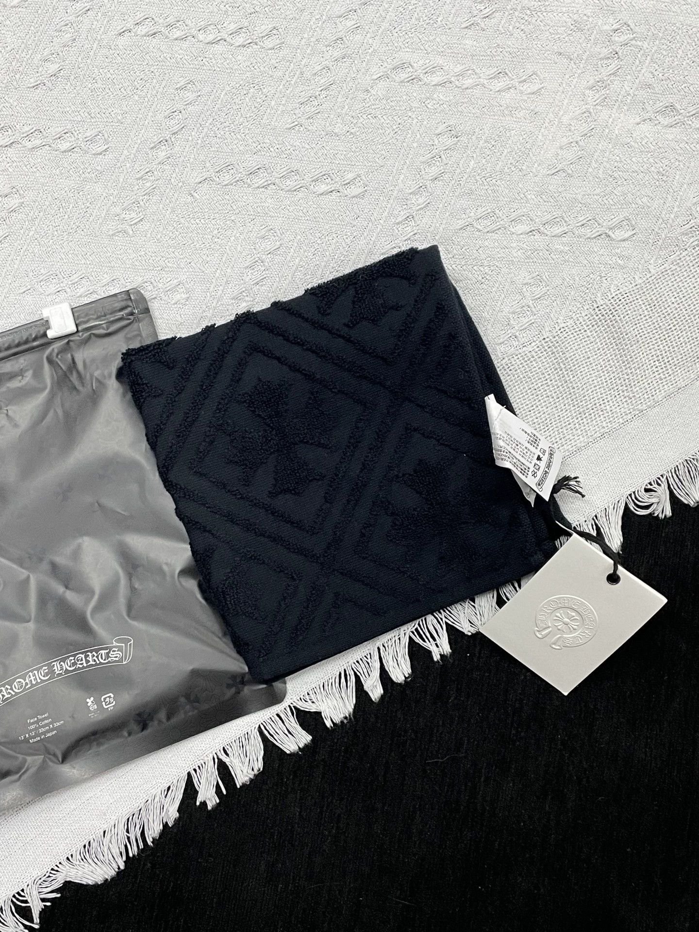 Chrome Hearts Chrome Hearts Black Print Towel NWT Size ONE SIZE - 1 Thumbnail