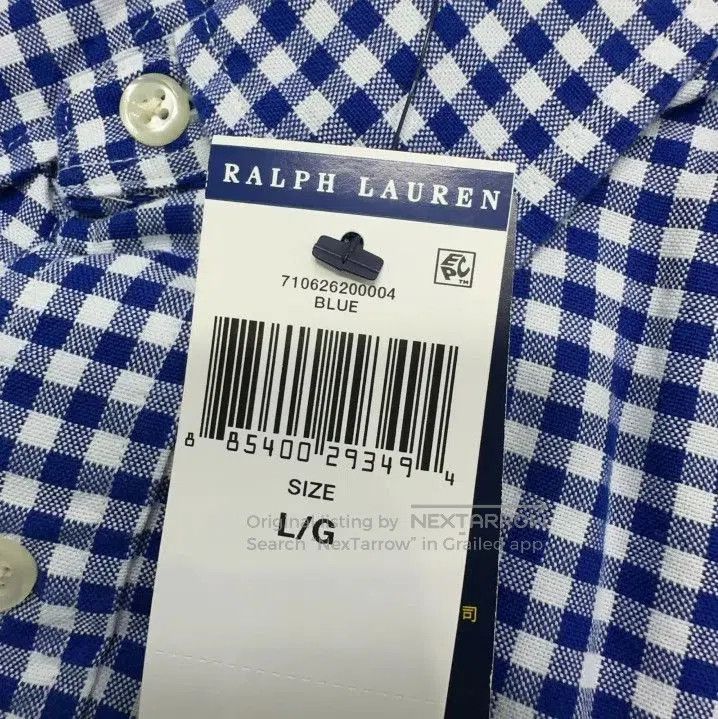 Polo Ralph Lauren Polo Ralph Lauren Classic Oxford Check Long. Size US L / EU 52-54 / 3 - 6 Thumbnail