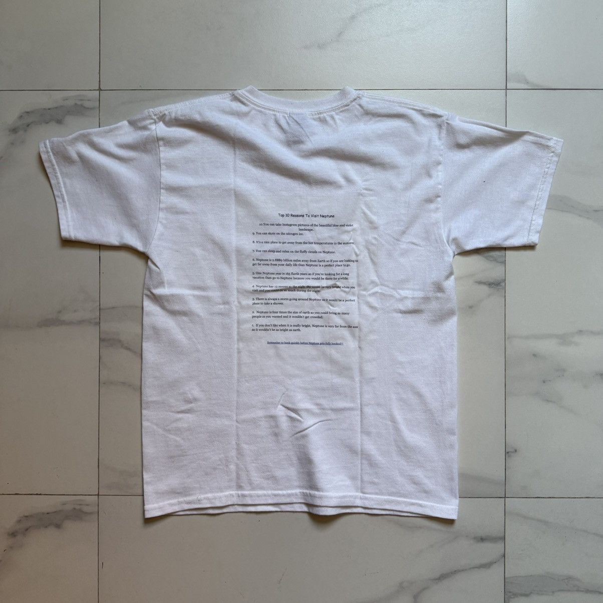 Broken Planet Top 10 Reasons To Visit Neptune T-Shirt Size US S / EU 44-46 / 1 - 3 Thumbnail