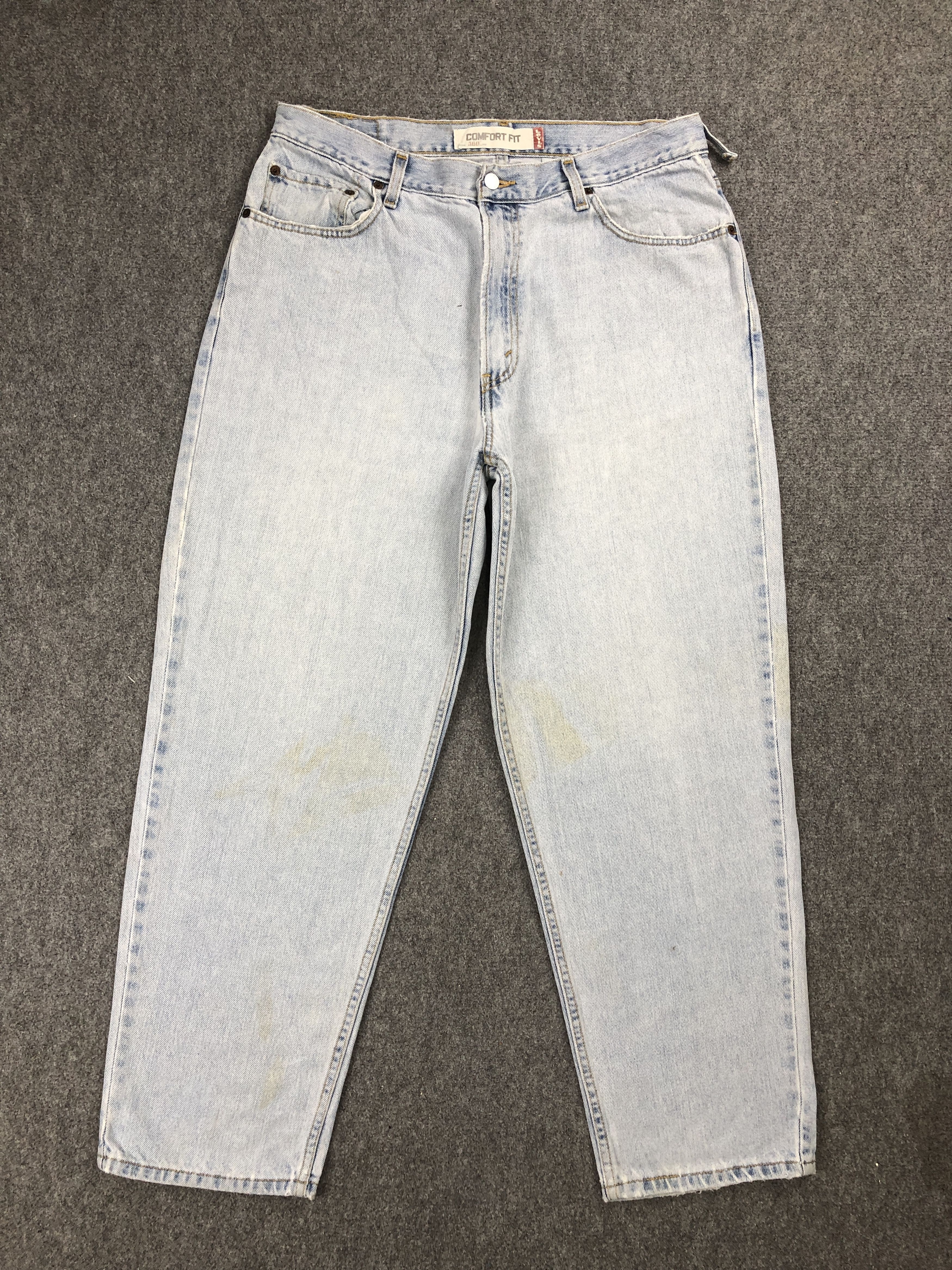 Levi's × Vintage Vintage Levis 560 Comfort Fit Light Washed Jeans DP2265 Size US 34 / EU 50 - 1 Thumbnail
