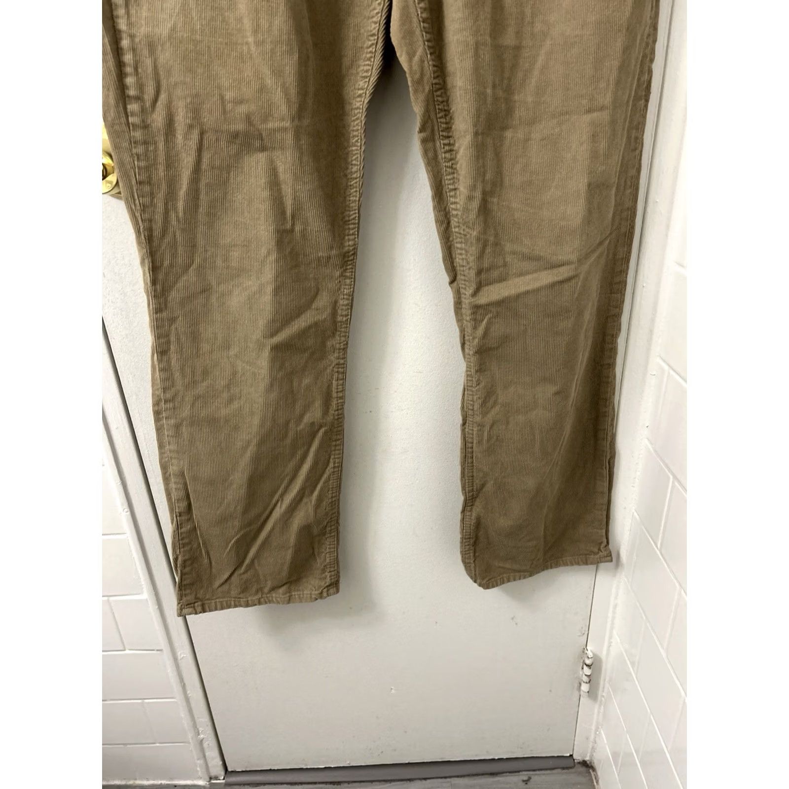 Banana Republic Banana Republic Pants Mens 36x32 Corduroy Straight Leg Tan Brown 5-Pocket Zipper Button Chino Casual Workwear Size US 36 / EU 52 - 3 Thumbnail