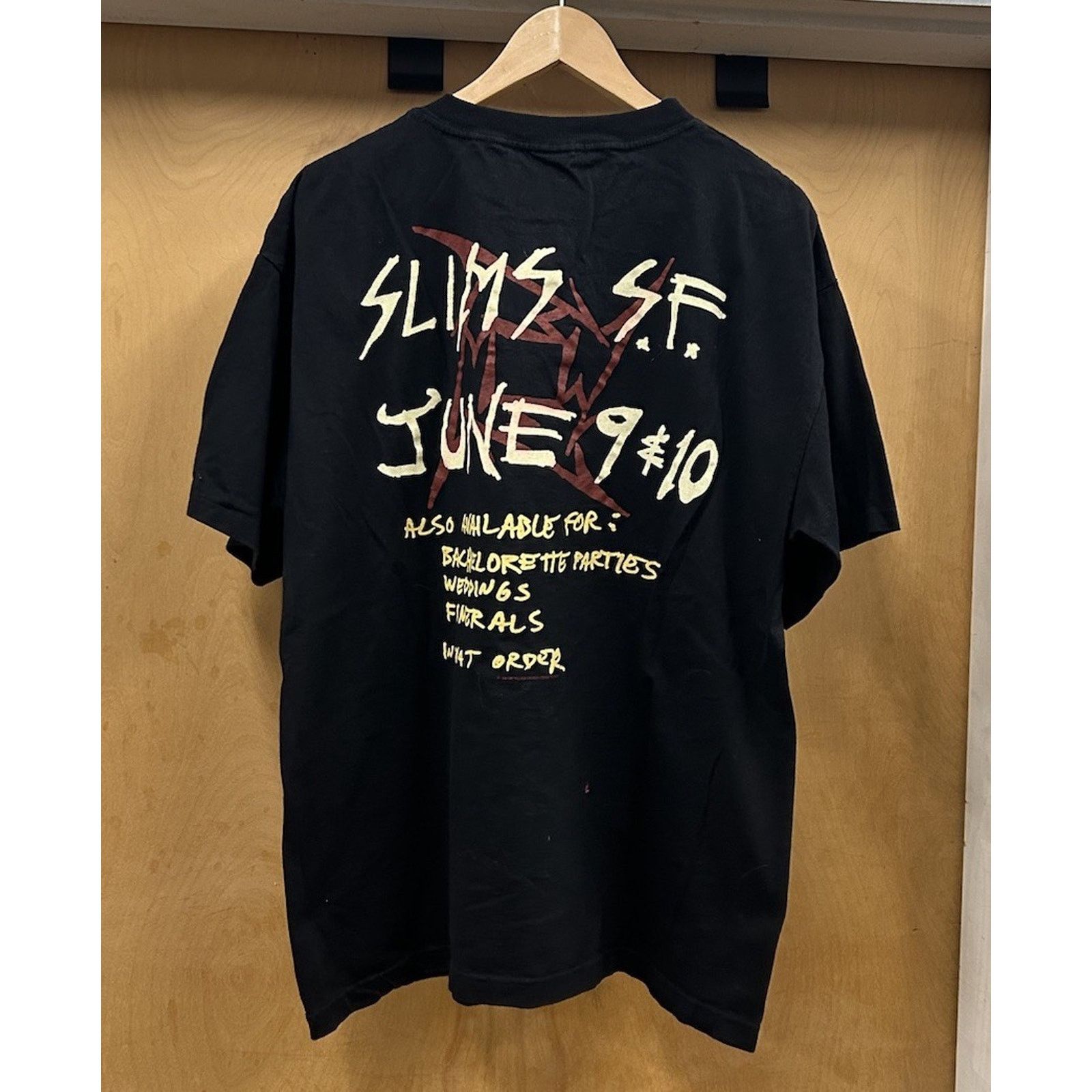 Vintage VINTAGE 1996 METALLICA CLUB SLIM SLAM T SHIRT MENS XL MURINA Size US XL / EU 56 / 4 - 2 Thumbnail