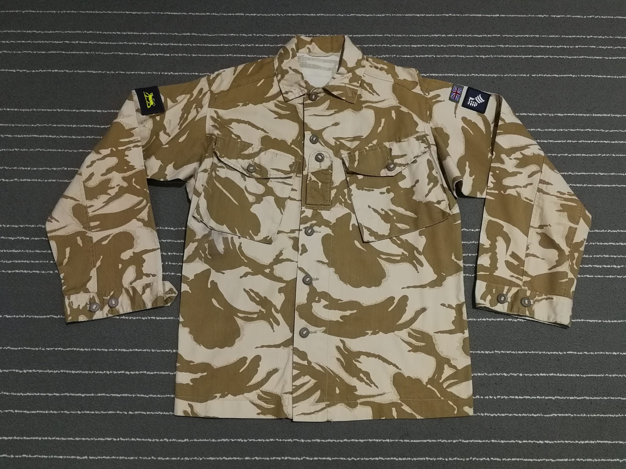 image of Military Jacket Combat Tropical Desert Great Britain S, Men's (Size Small)