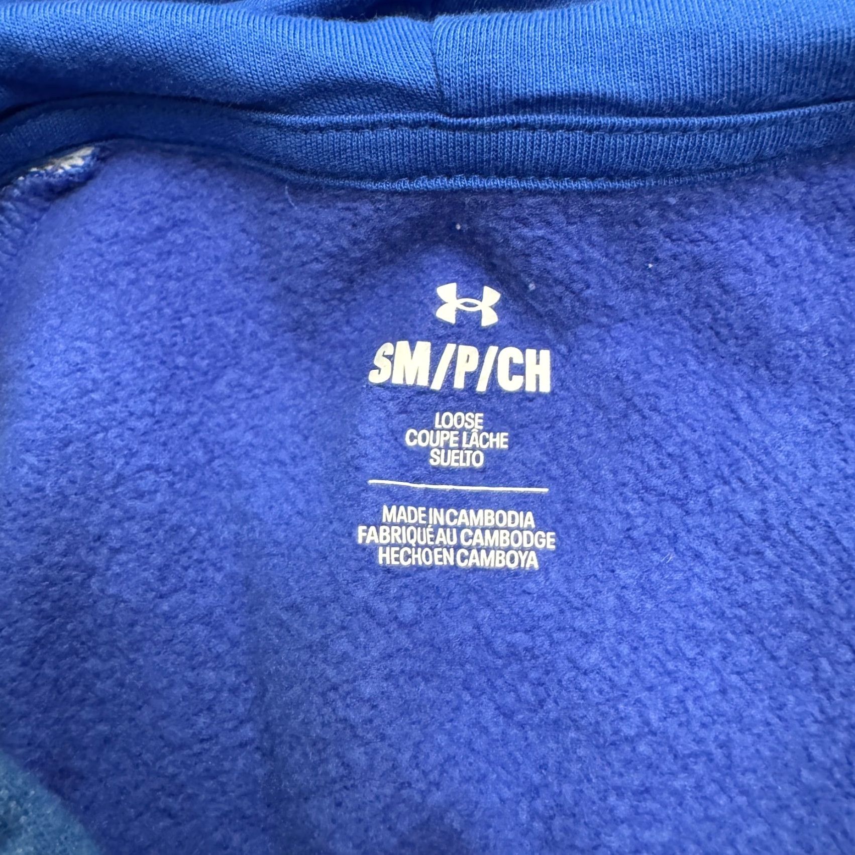 Under Armour Under Armour Hoodie Mens Small Blue Fleece Pullover Loose Fit Graphic Sweatshirt Casualwear Urban casual Sports Streetwear 90s? Size US S / EU 44-46 / 1 - 7 Thumbnail