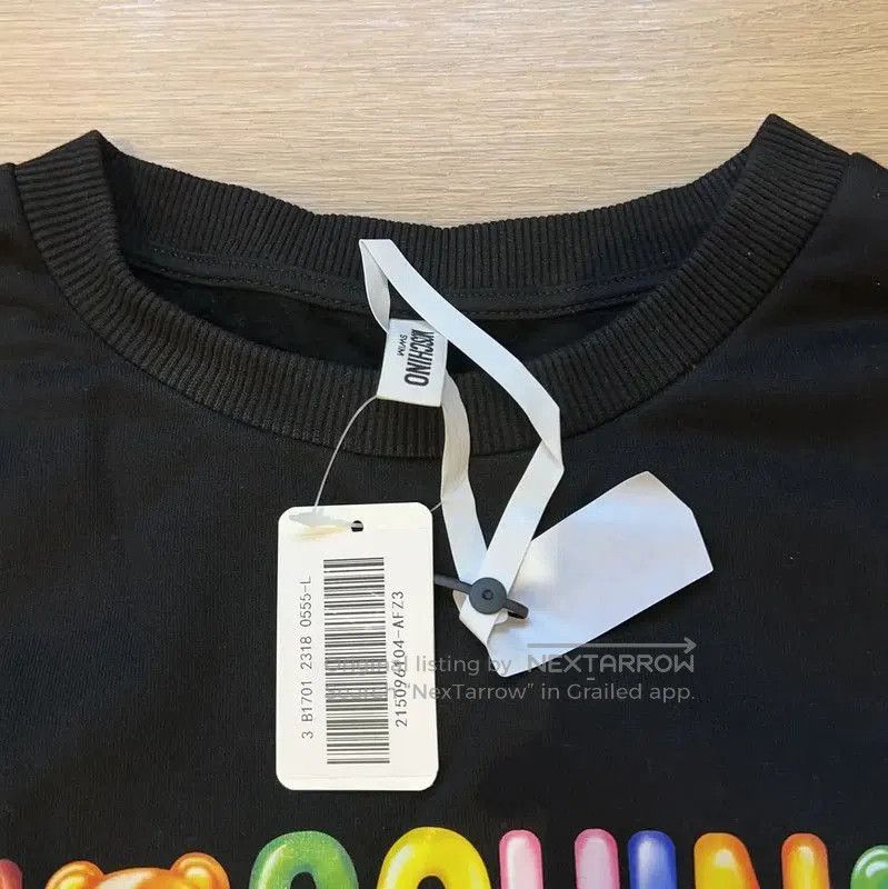 Other Moschino Black Cotton Long Sleeve Sweatshirt . Size L / US 10 / IT 46 - 4 Thumbnail