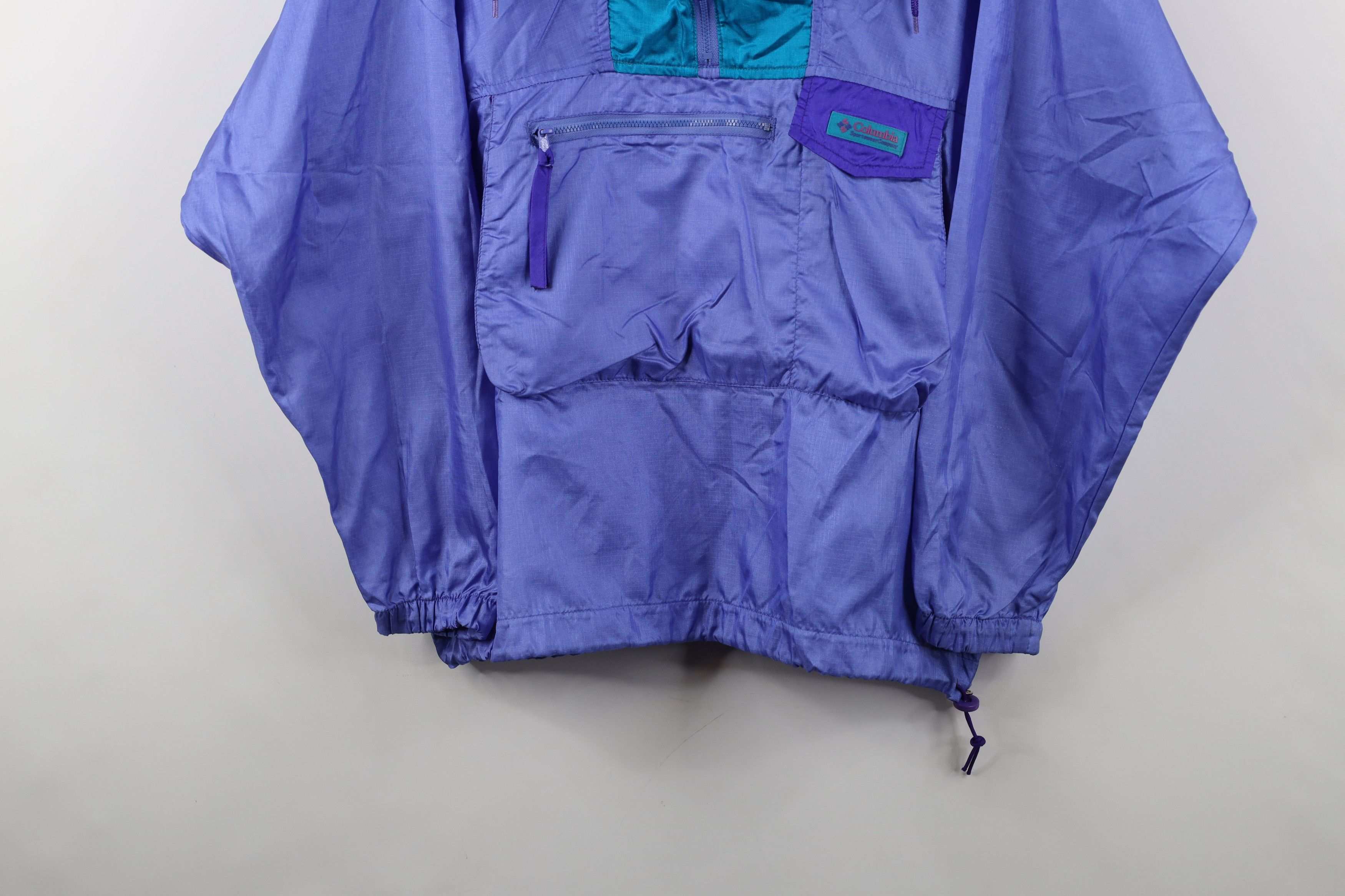 Columbia × Vintage Vintage 90s Columbia Spell Hooded Anorak Windbreaker Jacket Size M / US 6-8 / IT 42-44 - 3 Thumbnail