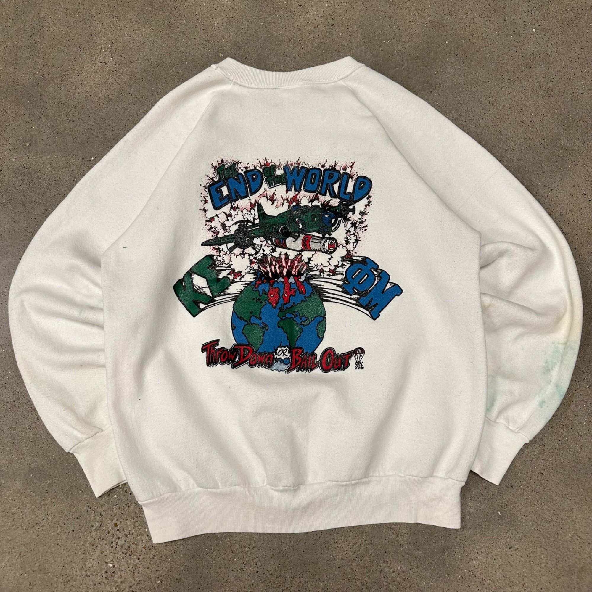 Vintage Vintage 1987 Budweiser Kappa Sigma Phi Mu Walkout Party Swea Size US M / EU 48-50 / 2 - 2 Thumbnail