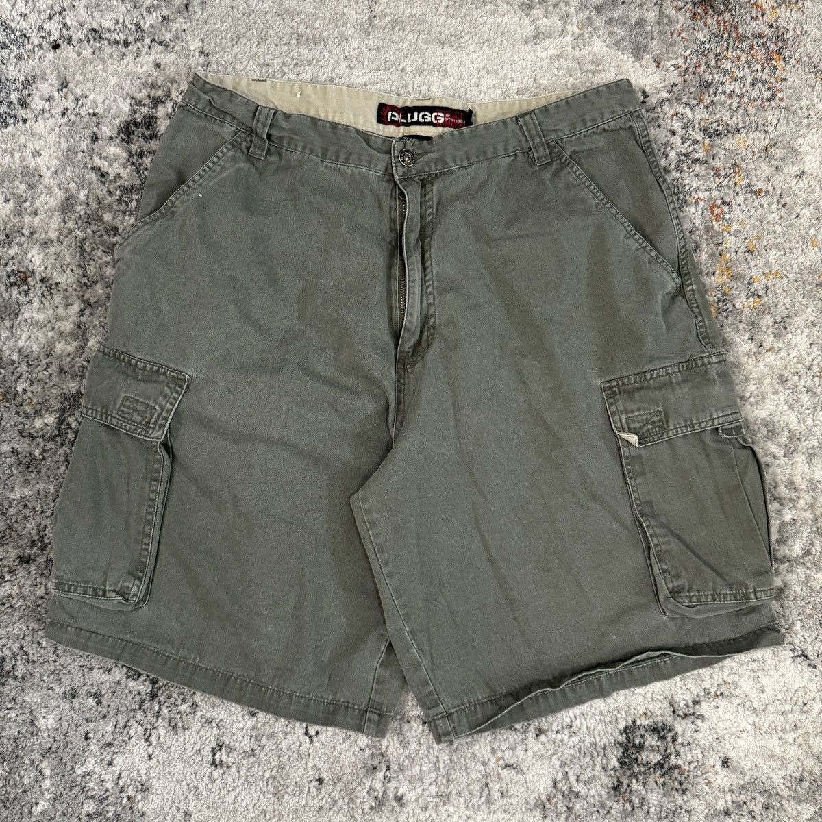 JNCO × Vintage Crazy Vintage y2k plug baggy wide leg cargo olive green Size US 36 / EU 52 - 1 Thumbnail