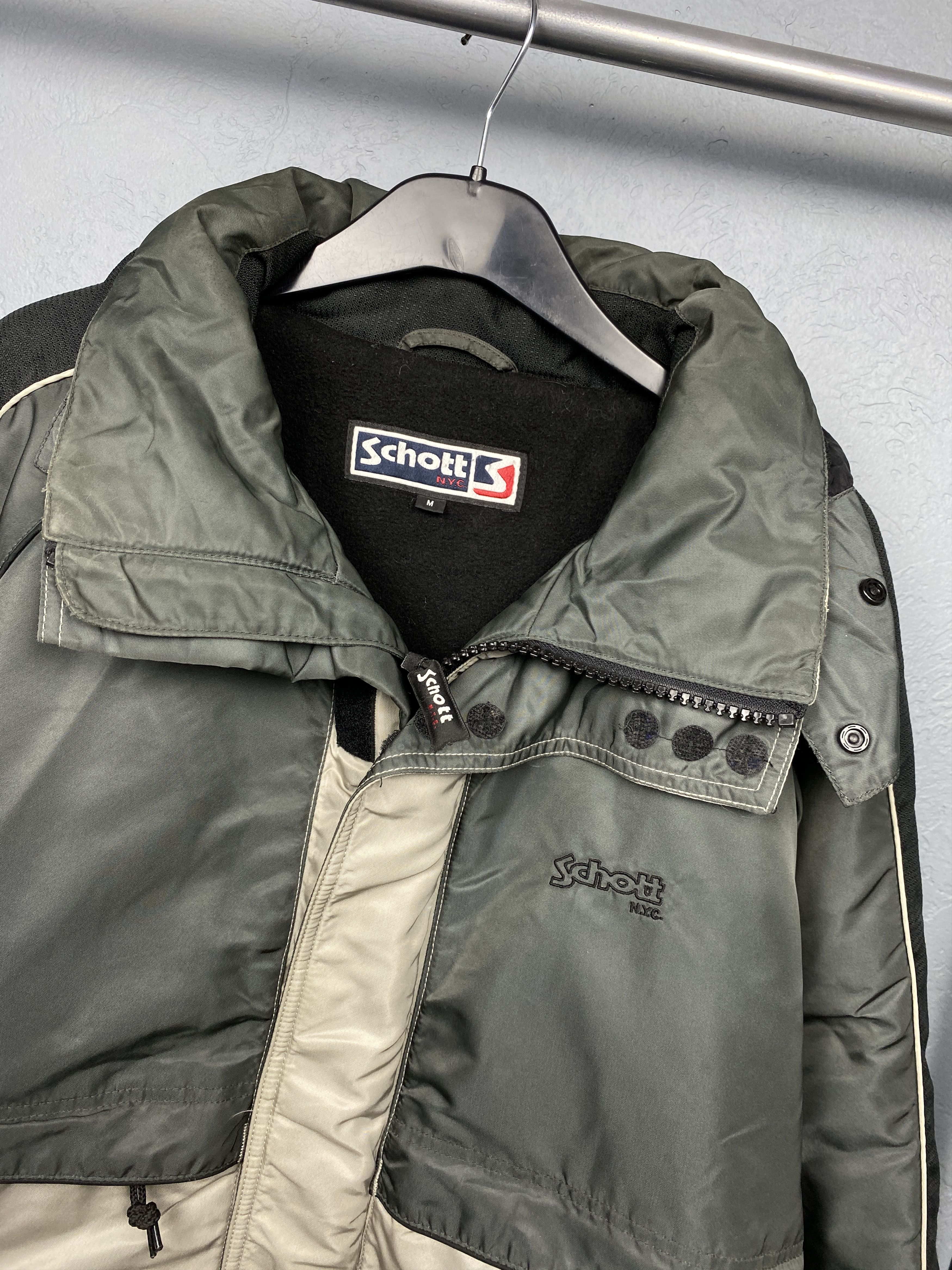 Schott Schott Vintage Mens Winter Cordura Jacket Size US M / EU 48-50 / 2 - 2 Thumbnail