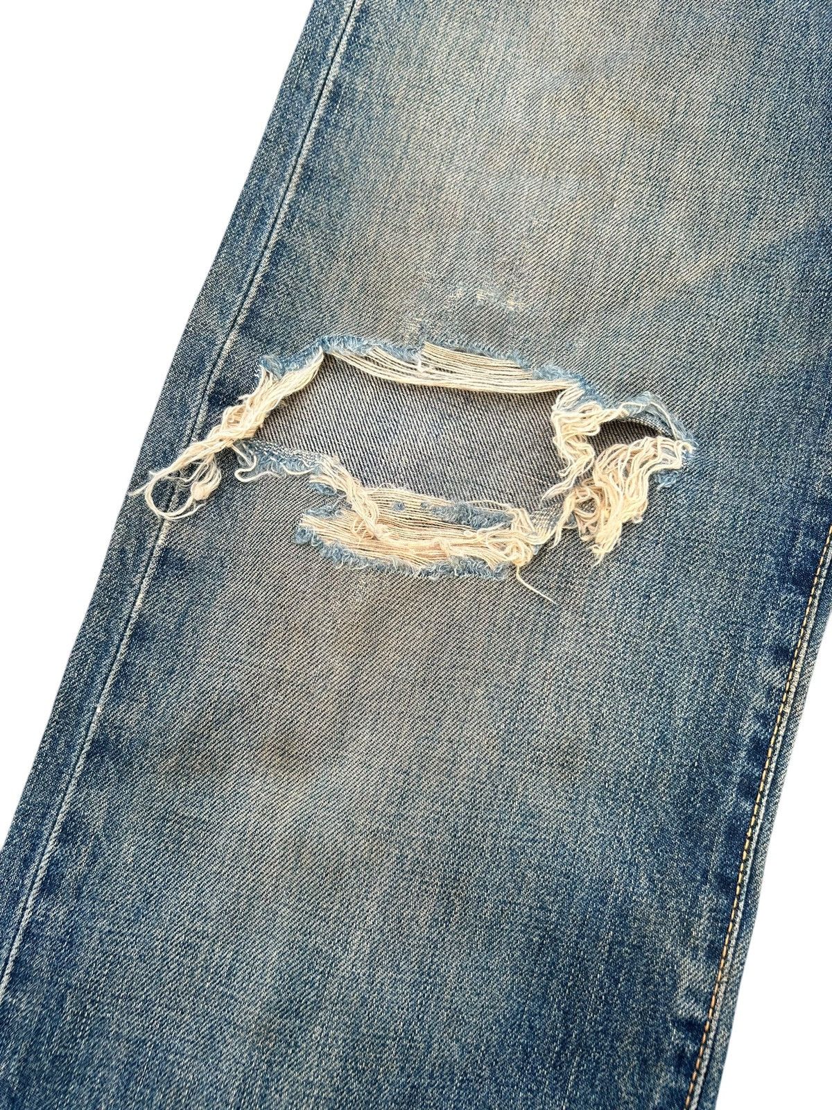 Edwin × If Six Was Nine × Kapital Vtg Edwin Selvedge Distressed Rusty Mudwash Denim Size US 28 / EU 44 - 5 Thumbnail
